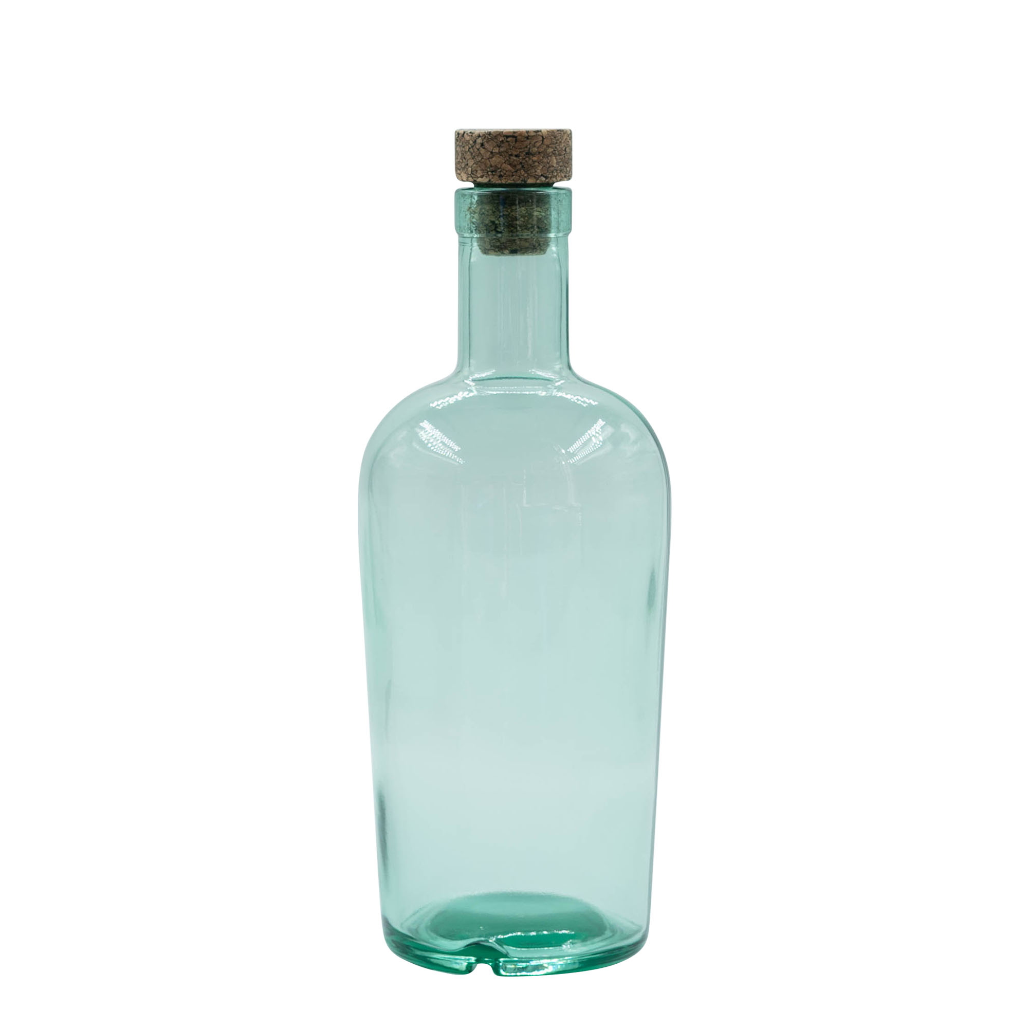 700 ml glasflaske 'Teo Light', åbning: kork 700 ml glasflaske 'Teo Light', åbning: kork