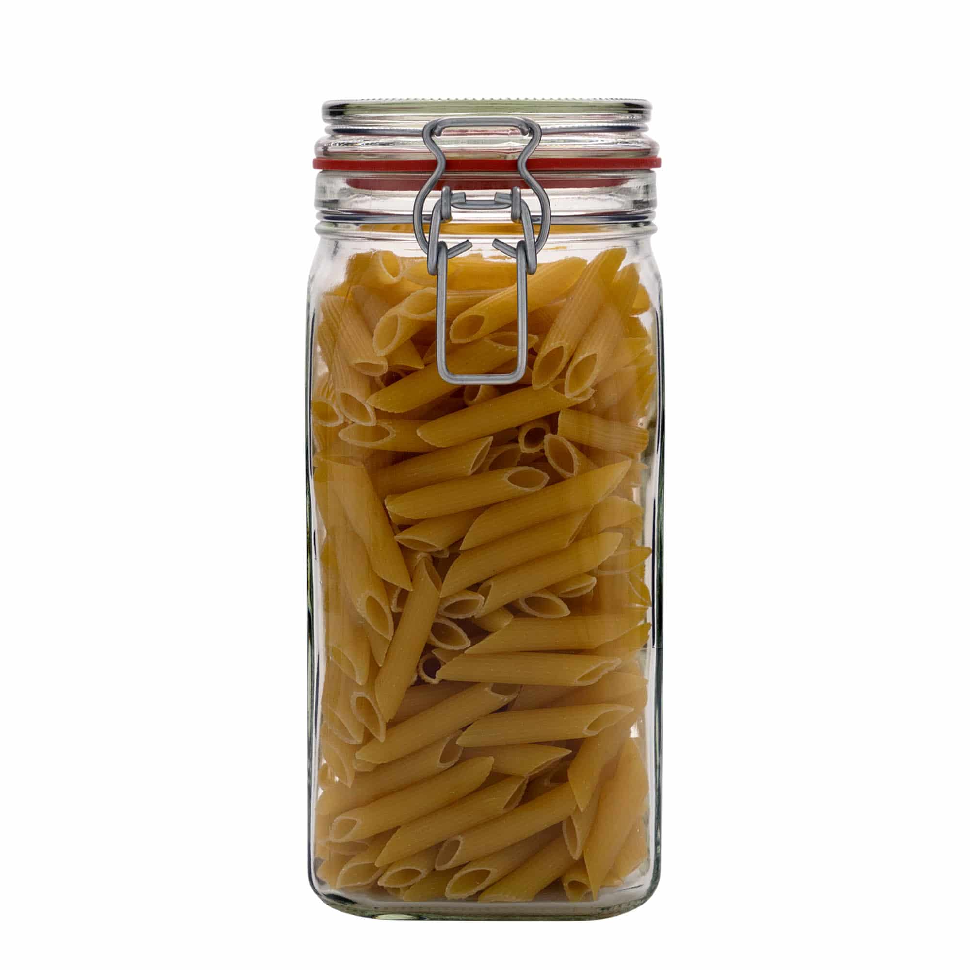 1.540 ml patentglas, firkantet, åbning: patentlukning