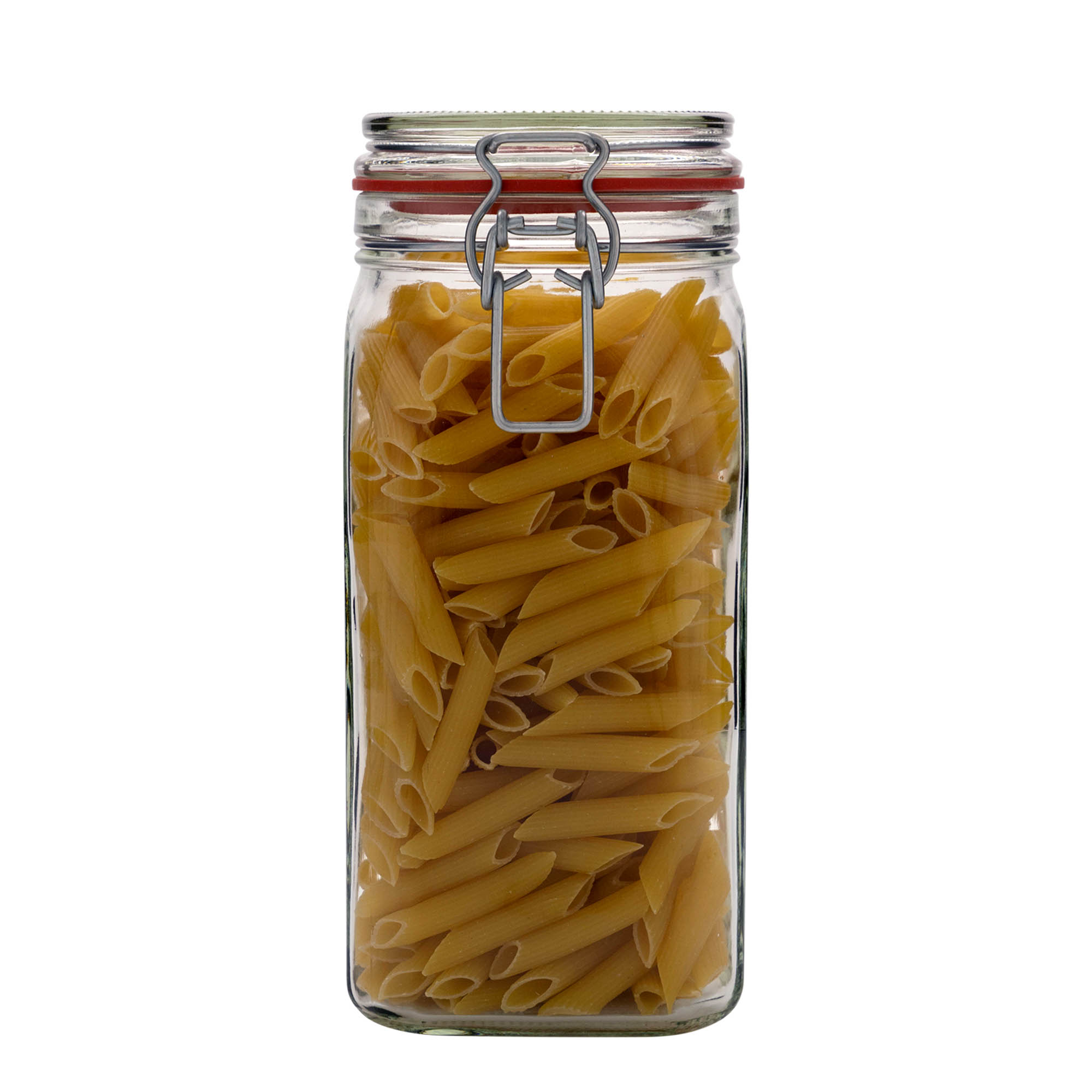 1.540 ml patentglas, firkantet, åbning: patentlukning