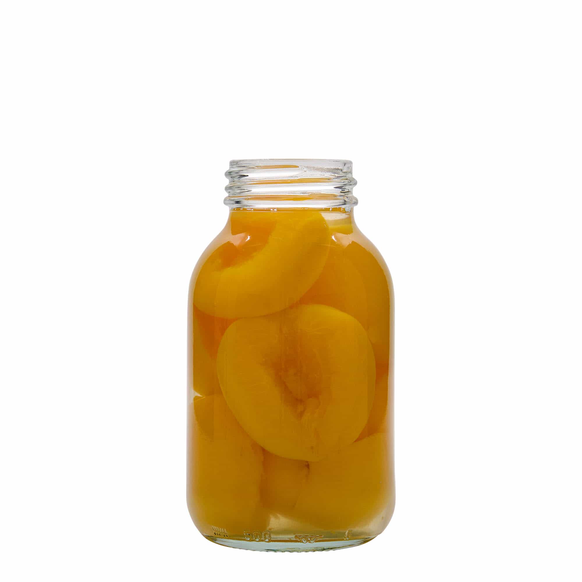 500 ml bredhalset glas, åbning: DIN 55