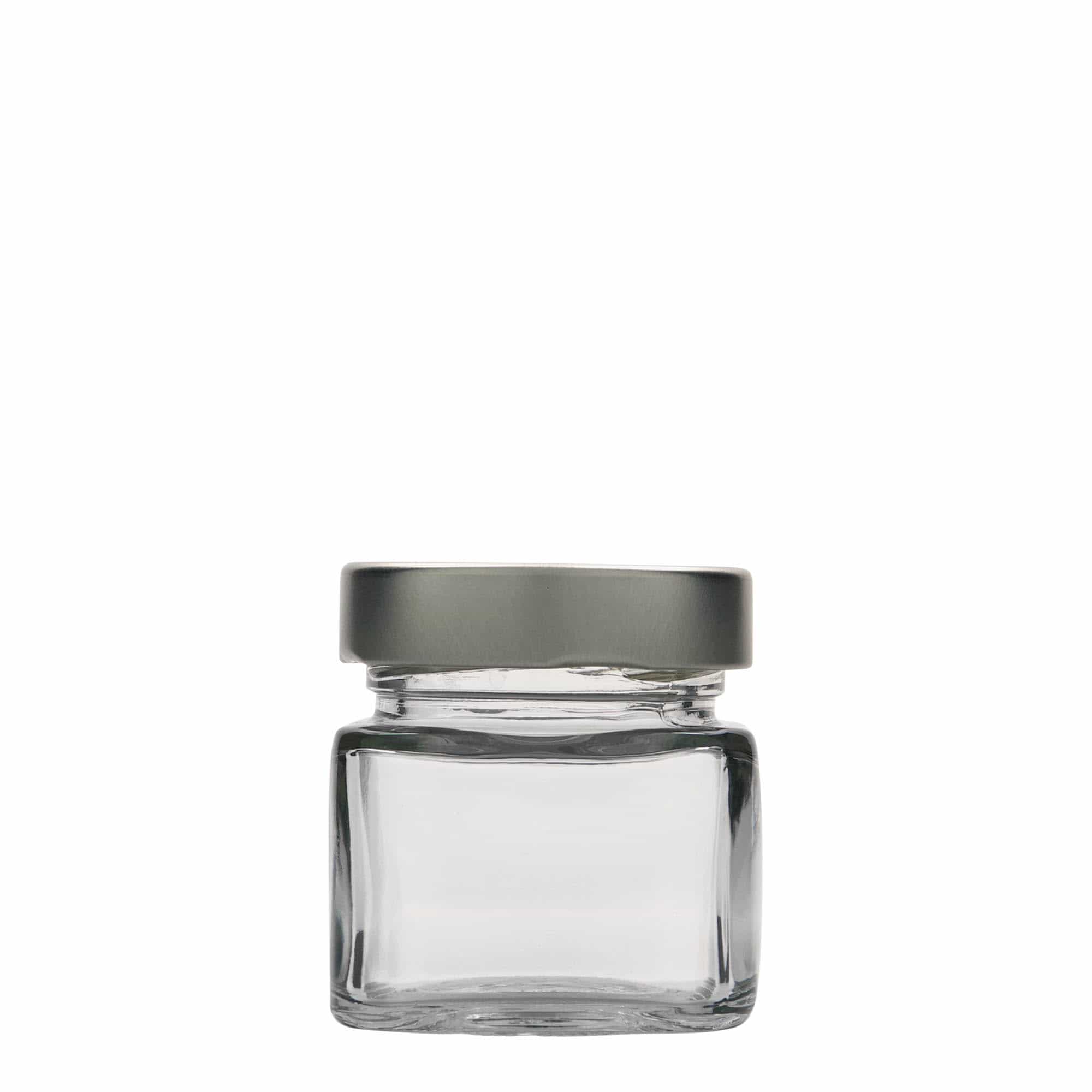 106 ml firkantet glas »Ikarus«, åbning: Deep-Twist-off (DTO 58)