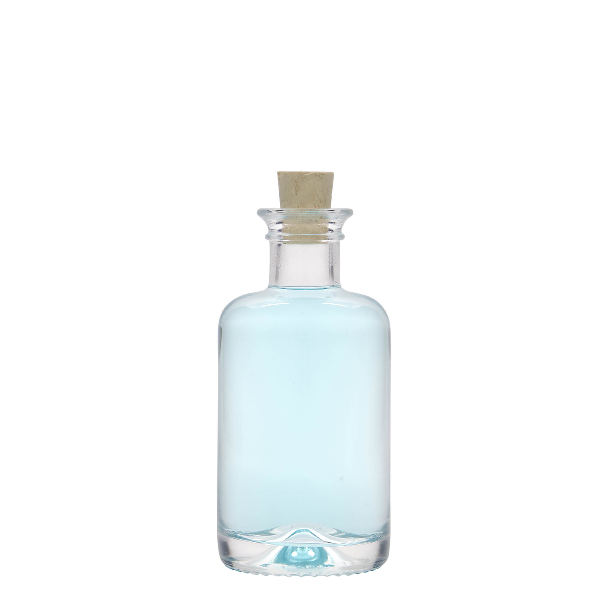 100 ml glasflaske apoteker, åbning: kork 100 ml glasflaske apoteker, åbning: kork