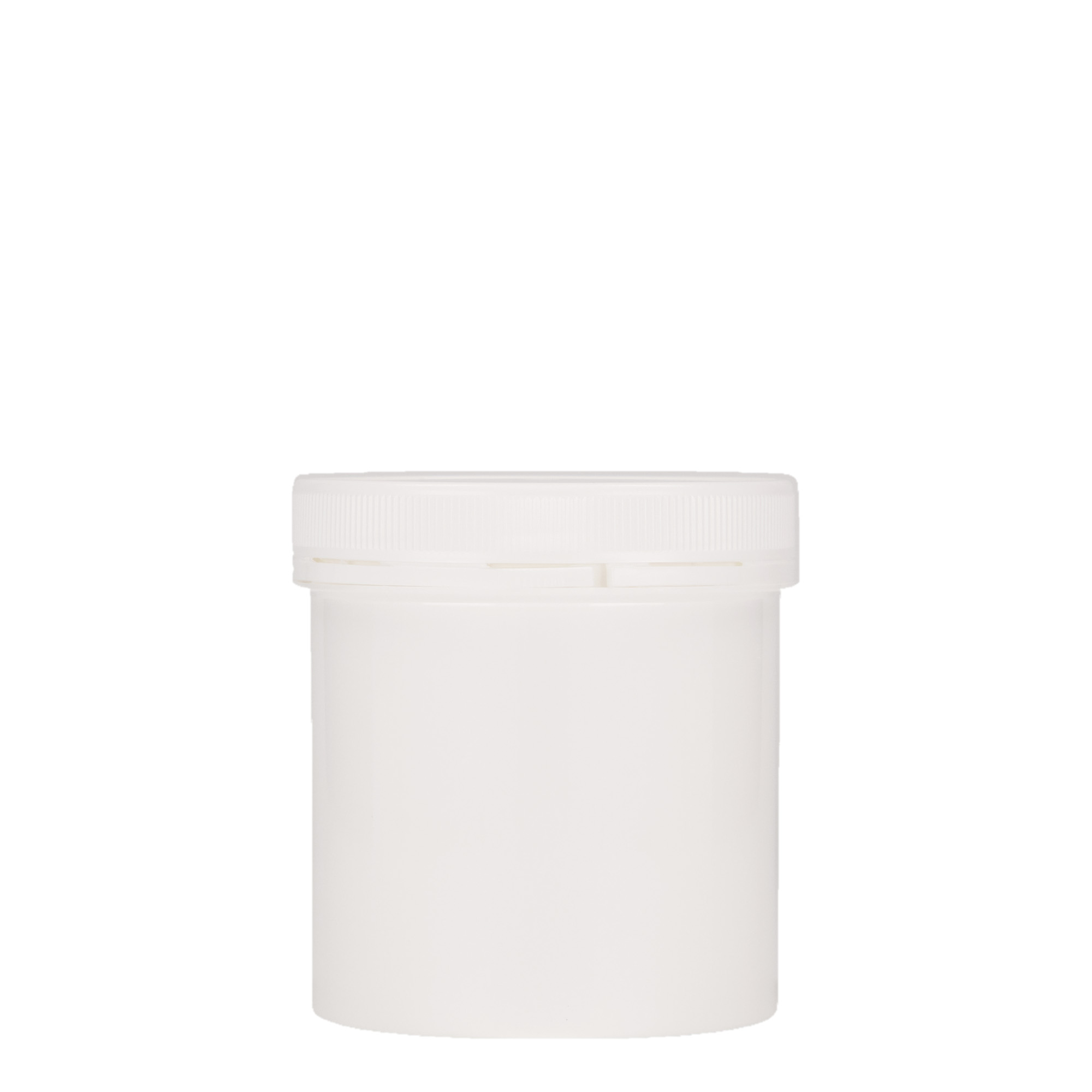 250 ml plastdåse 'Securilock', PP, hvid, åbning: Skruelåg
