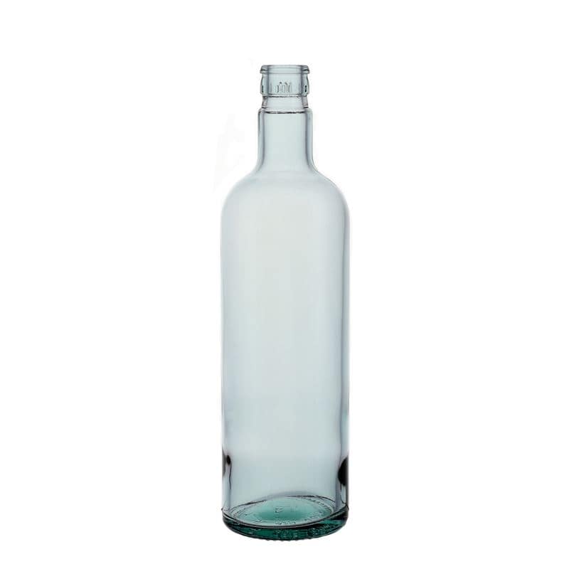 750 ml eddike-/olieflaske 'Willy New', glas, lysegrøn, åbning: DOP