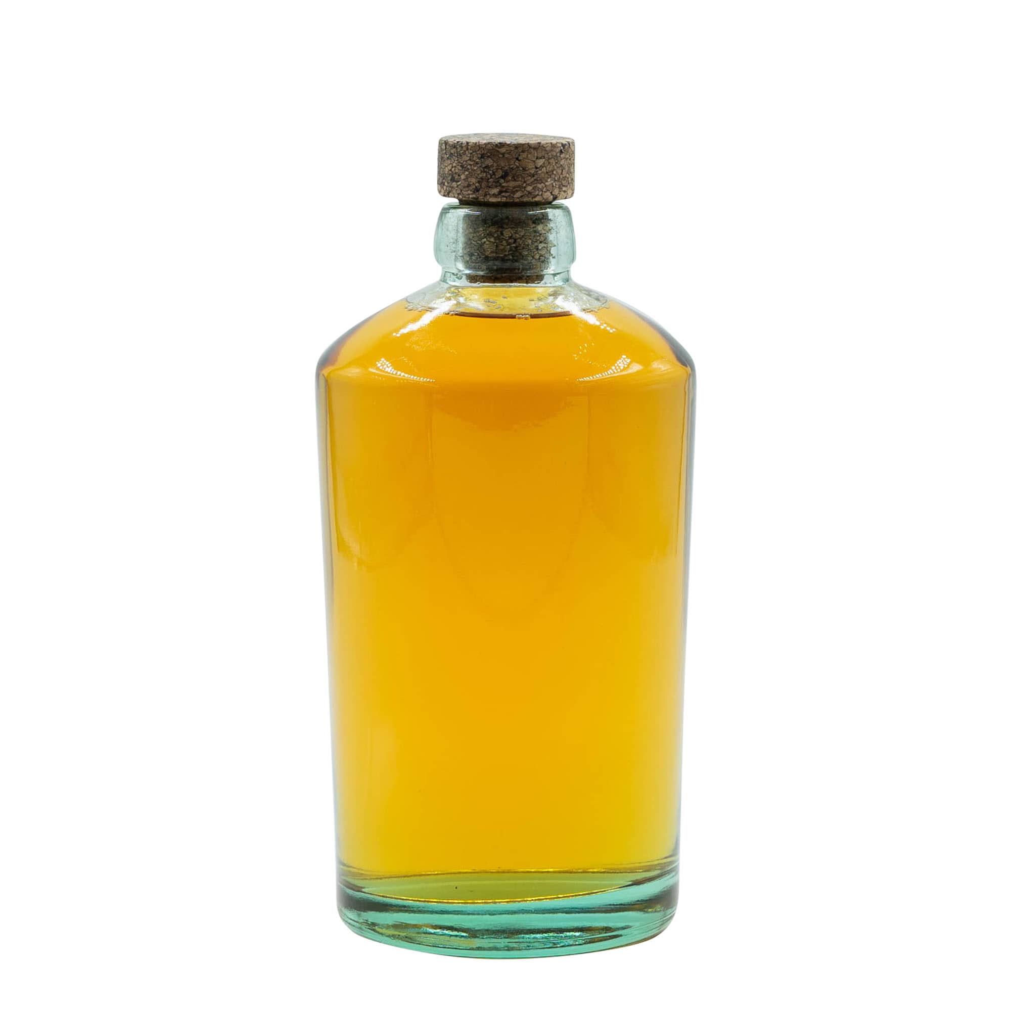 700 ml glasflaske 'Barrel', åbning: kork