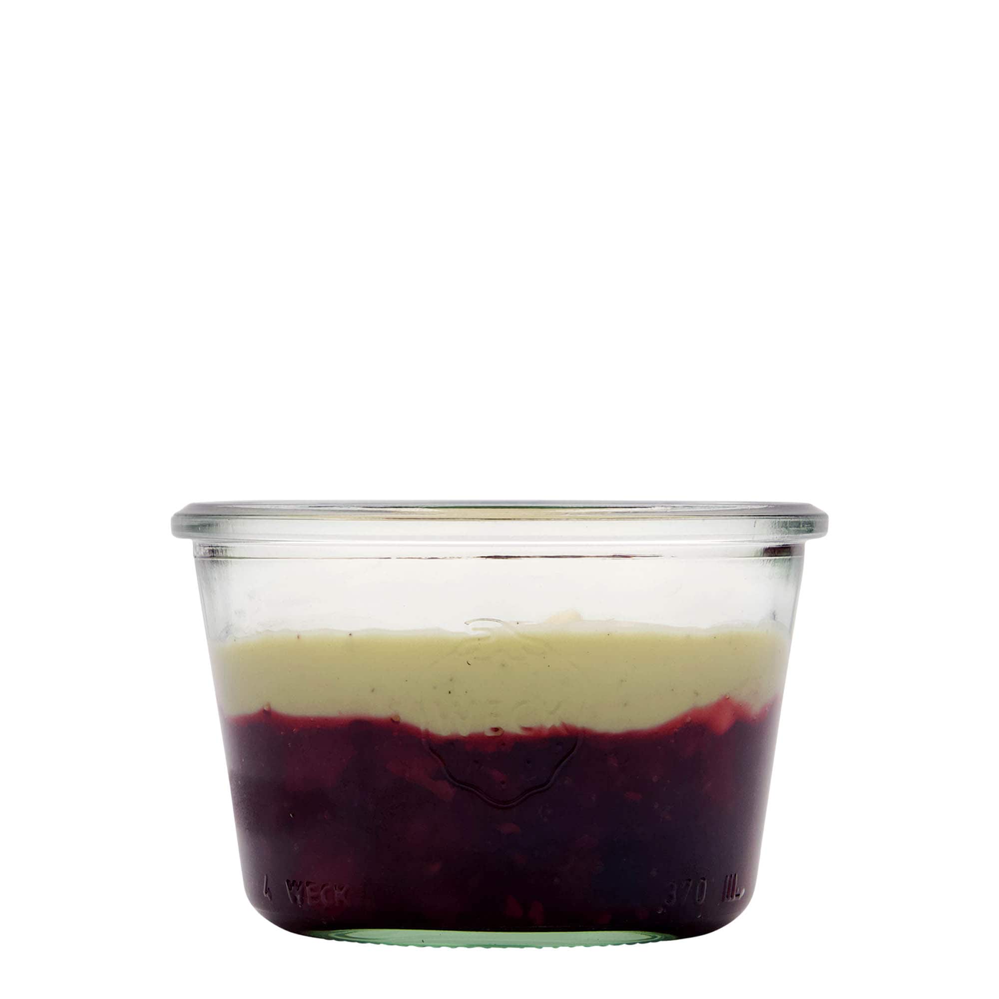 370 ml WECK-sturzglas, munding: rundrand