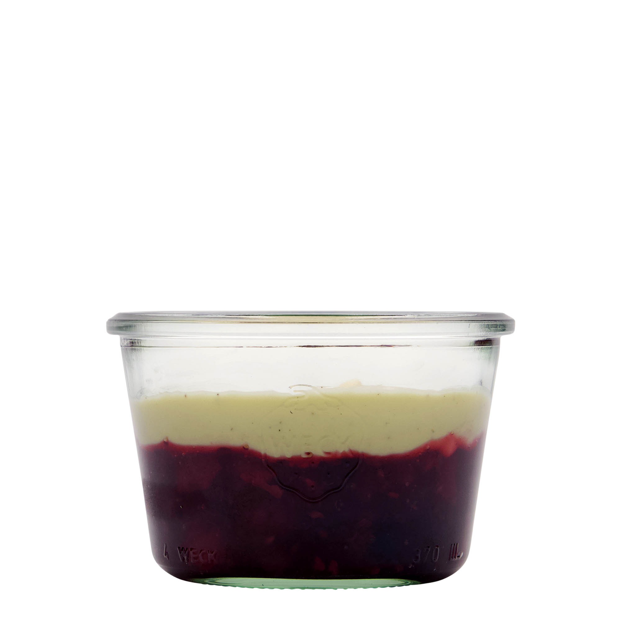 370 ml WECK-sturzglas, munding: rundrand