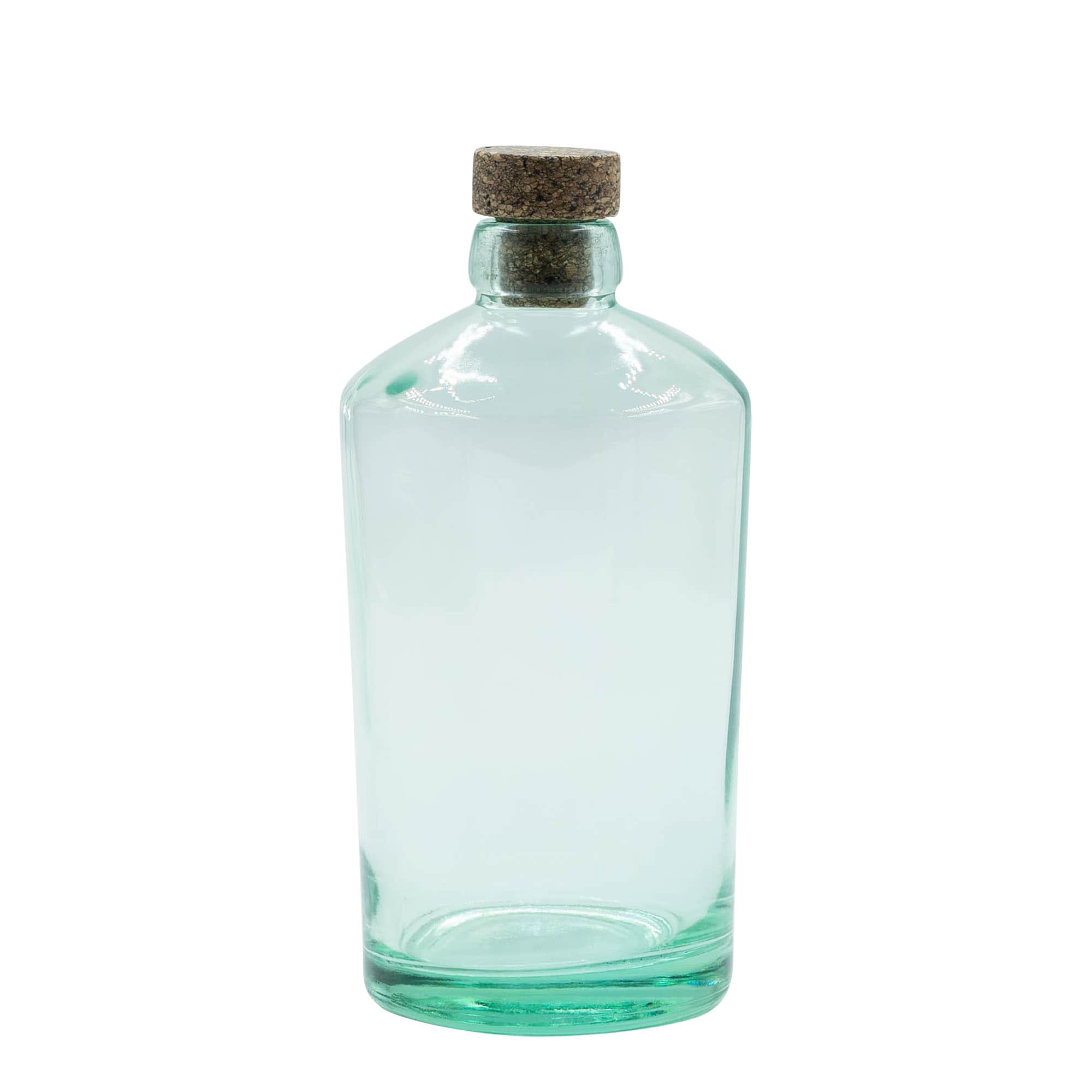 700 ml glasflaske 'Barrel', åbning: kork