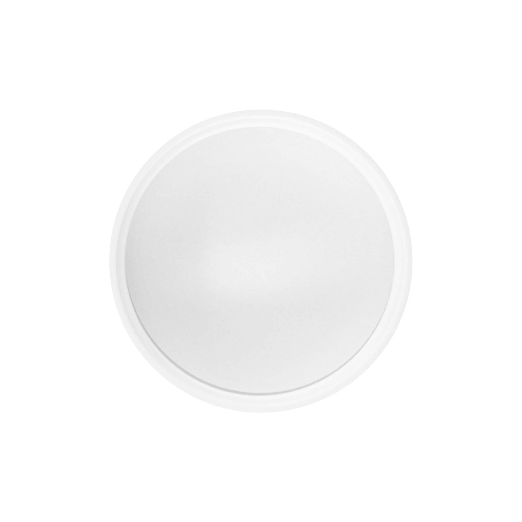 Skruelåg til 50 ml 'Beauty', HPM-plast, hvid Skruelåg til 50 ml 'Beauty', HPM-plast, hvid