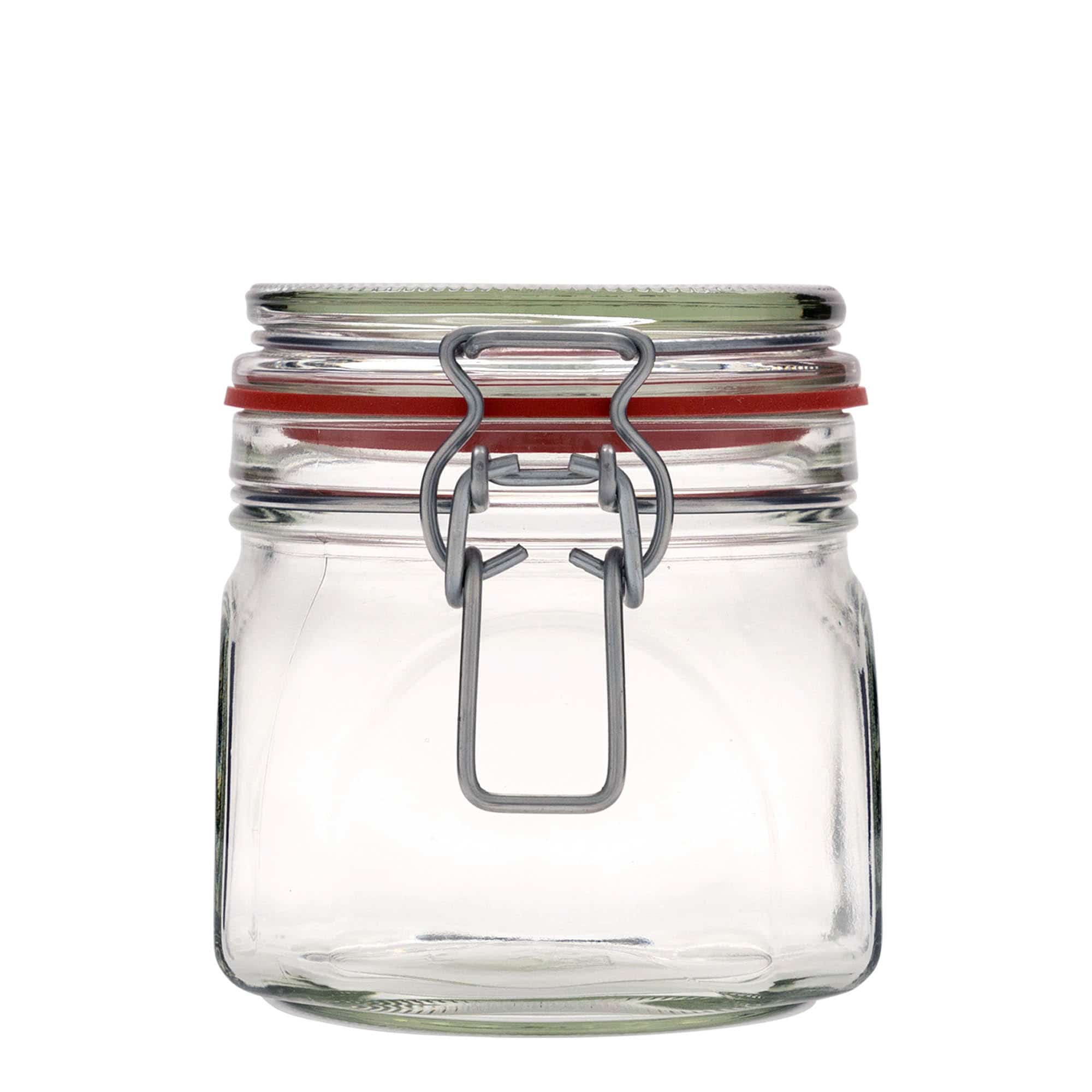 630 ml patentglas, kvadratisk, åbning: Patentlåg 630 ml patentglas, kvadratisk, åbning: Patentlåg