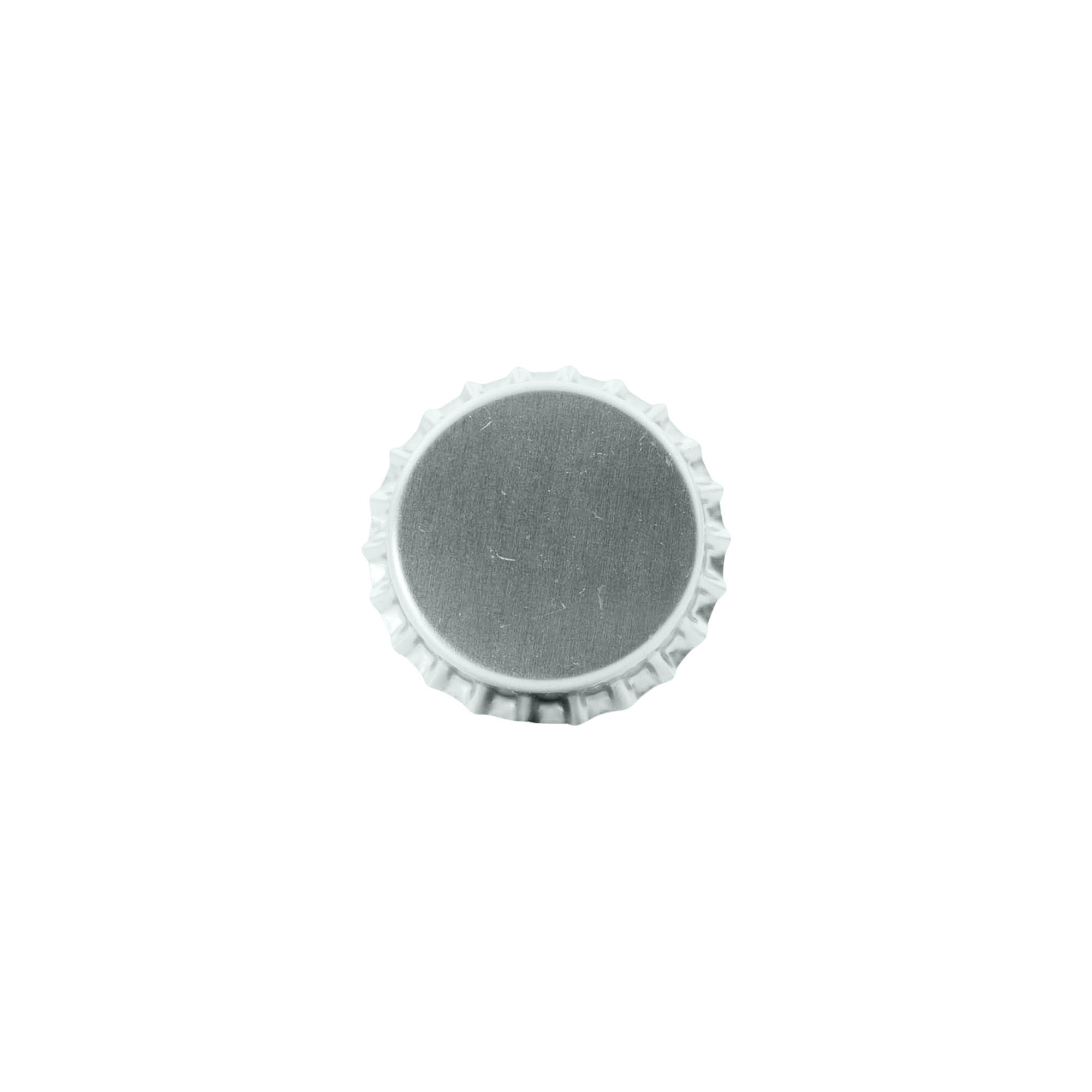Kapsel 29 mm, metal, sølv