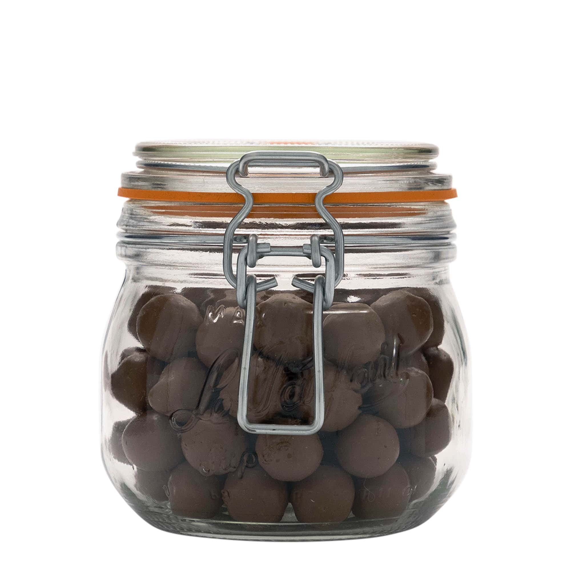 500 ml trådlågsglas »Le Parfait Super Bocal«, åbning: trådlågslukning