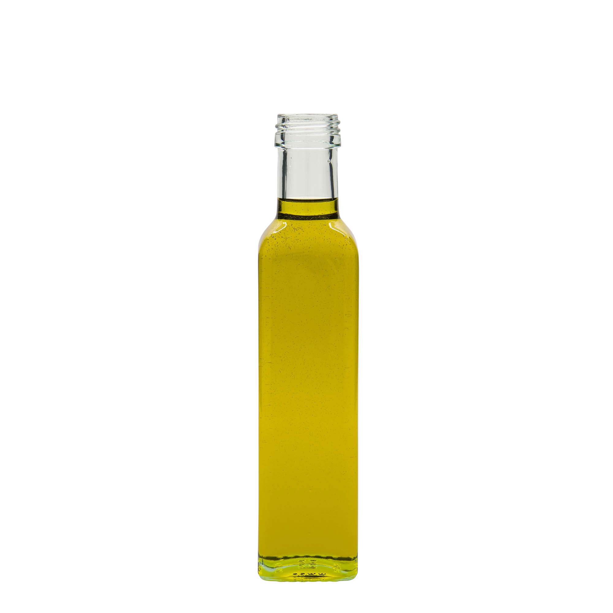 250 ml glasflaske 'Marasca', firkantet, åbning: PP 31,5 250 ml glasflaske 'Marasca', firkantet, åbning: PP 31,5