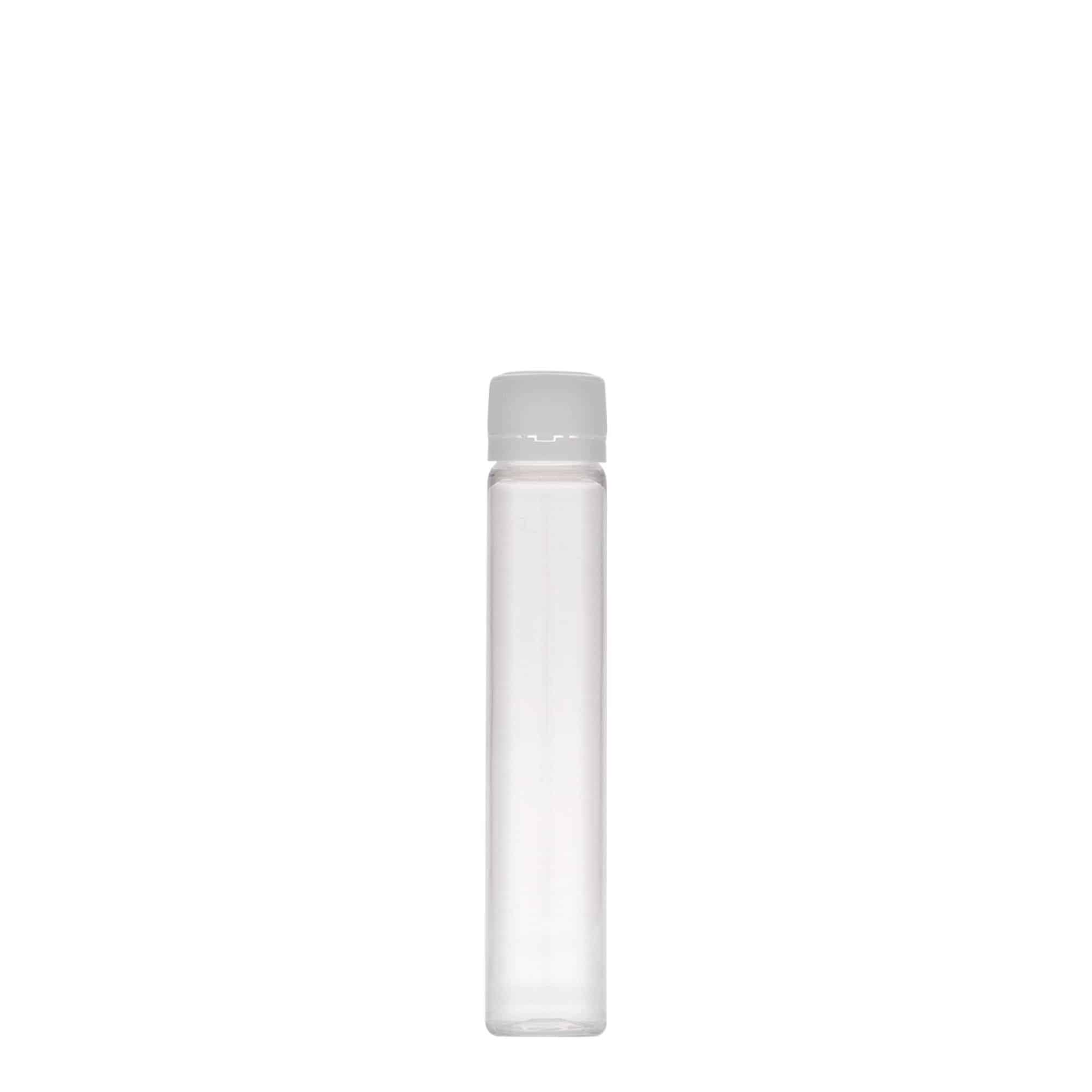 25 ml PET-rør, plastik, åbning: skruelåg