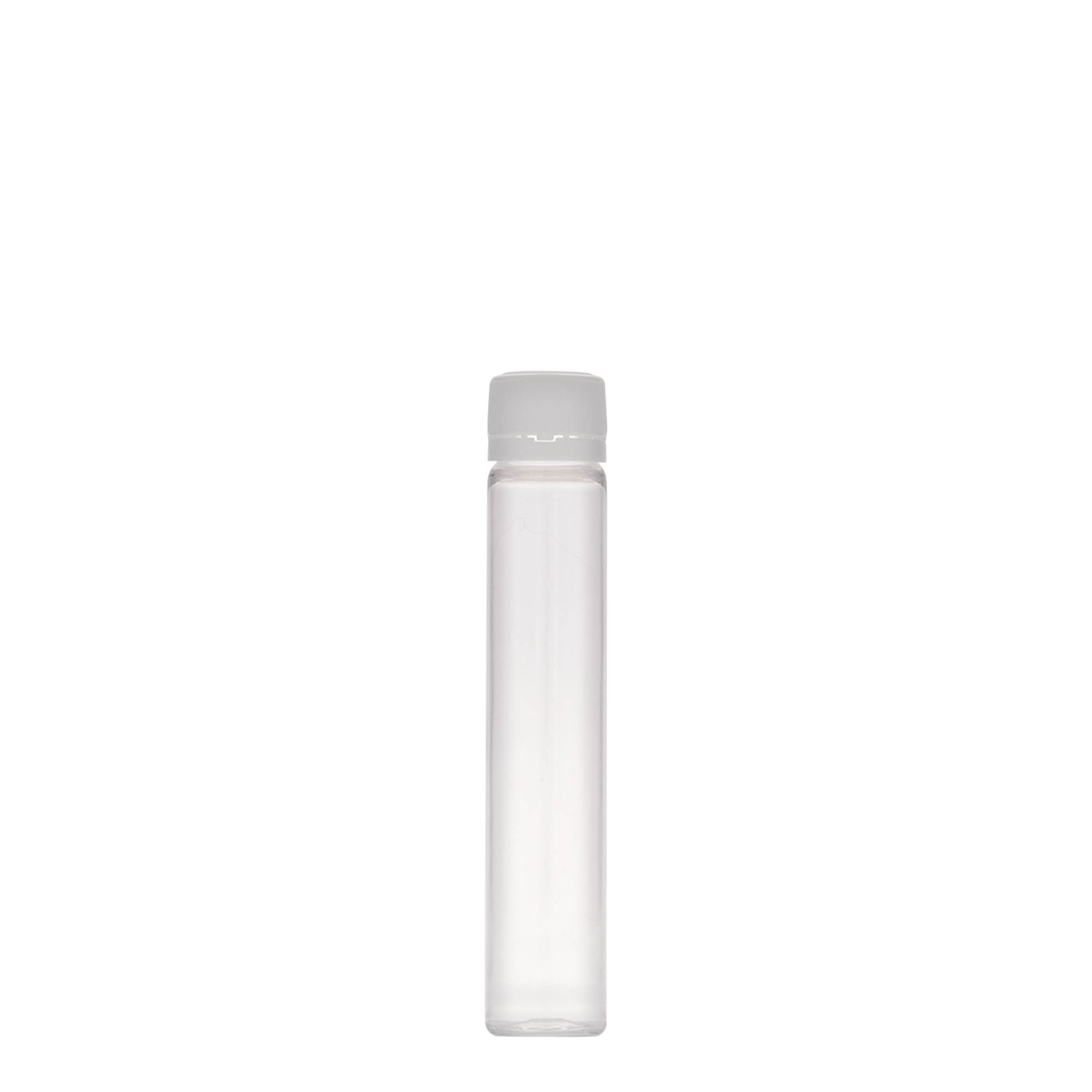 25 ml PET-rør, plastik, åbning: skruelåg