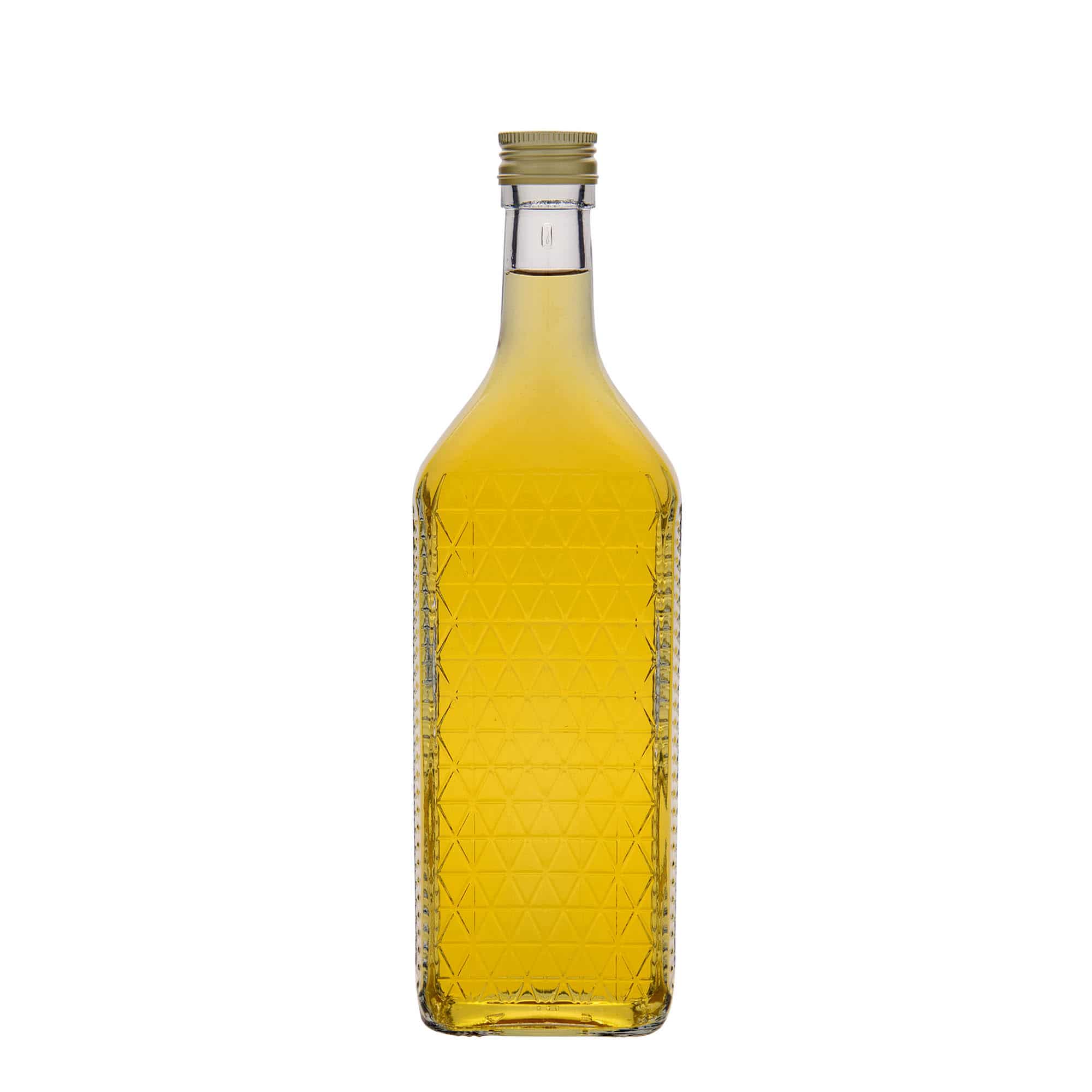 700 ml glasflaske 'Caruso', firkantet, åbning: PP 31,5