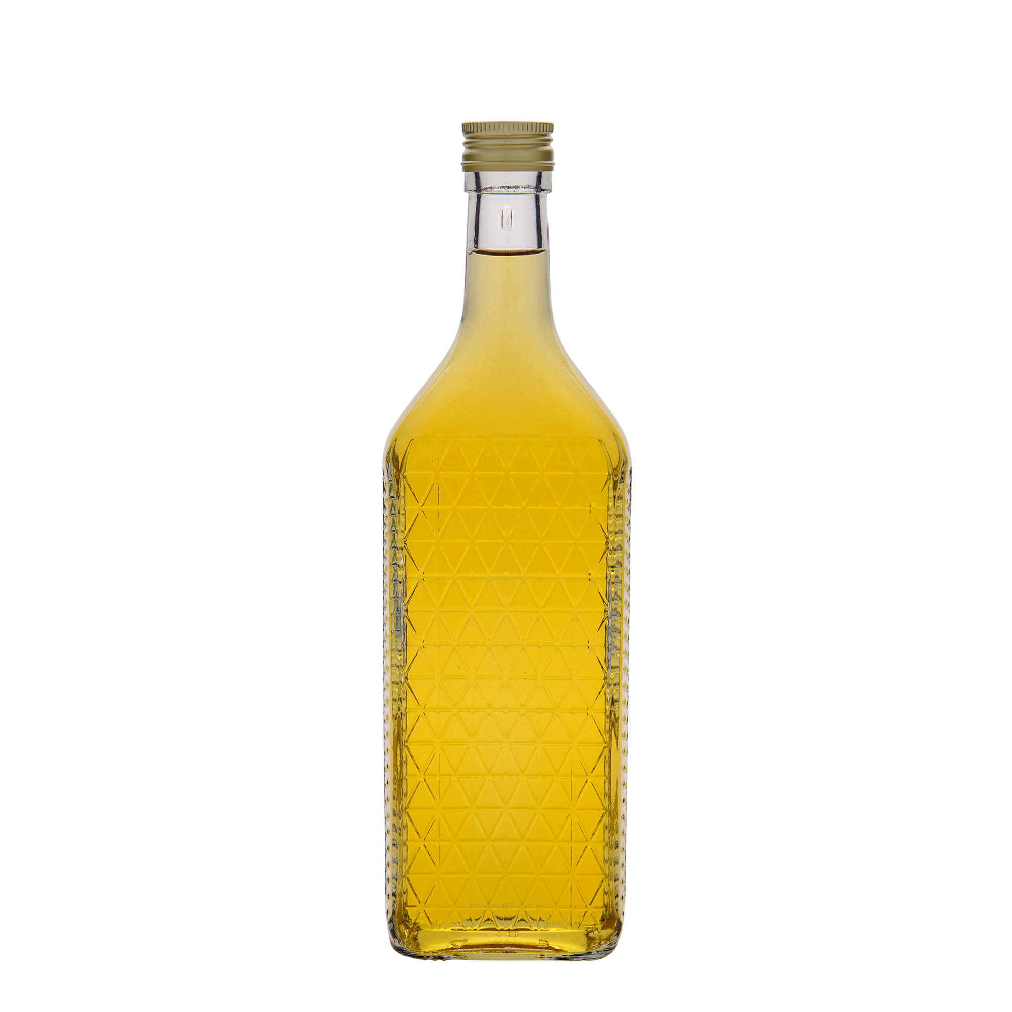 700 ml glasflaske »Caruso«, rektangulær, åbning: PP 31,5