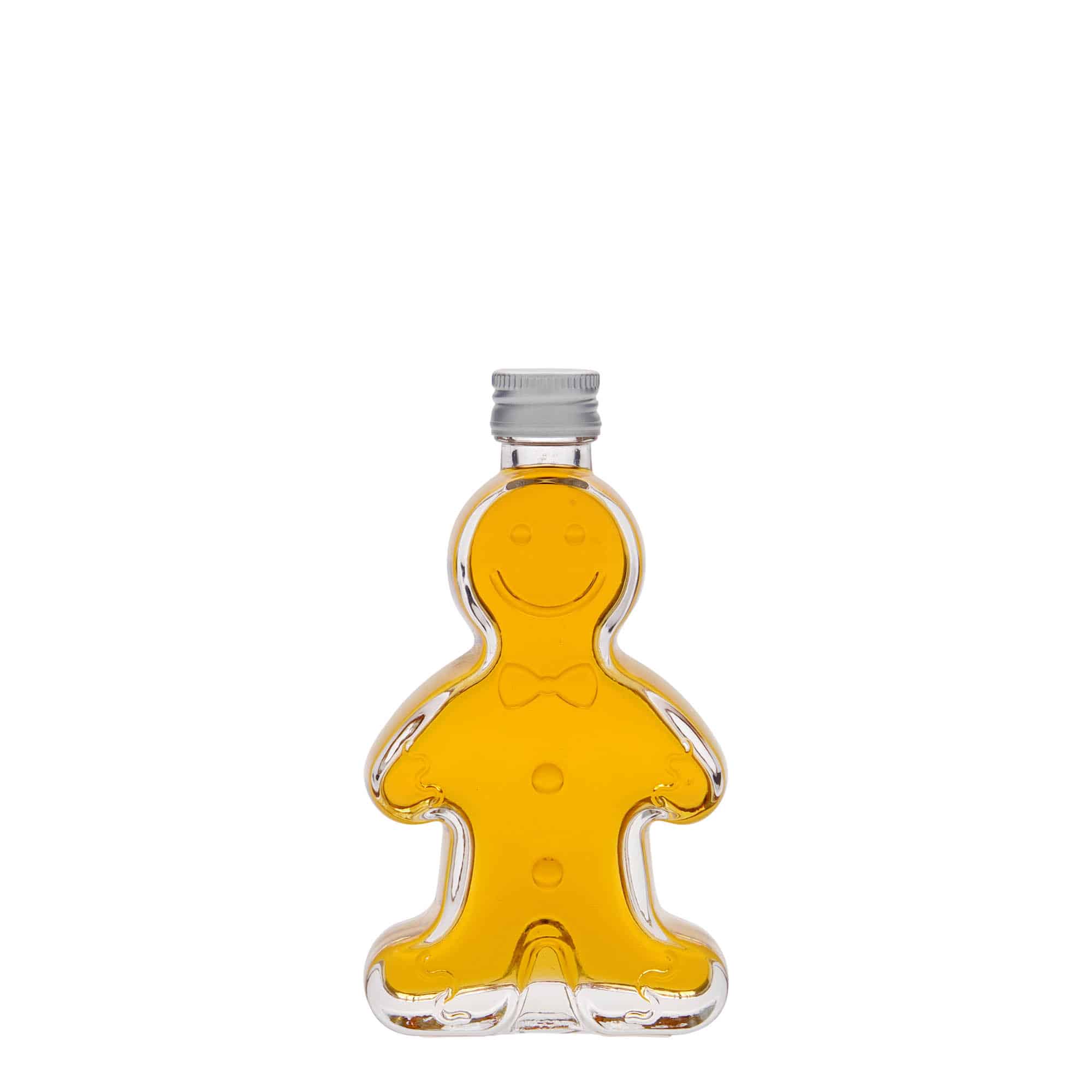 50 ml glasflaske 'Honningkagemand', åbning: PP 18