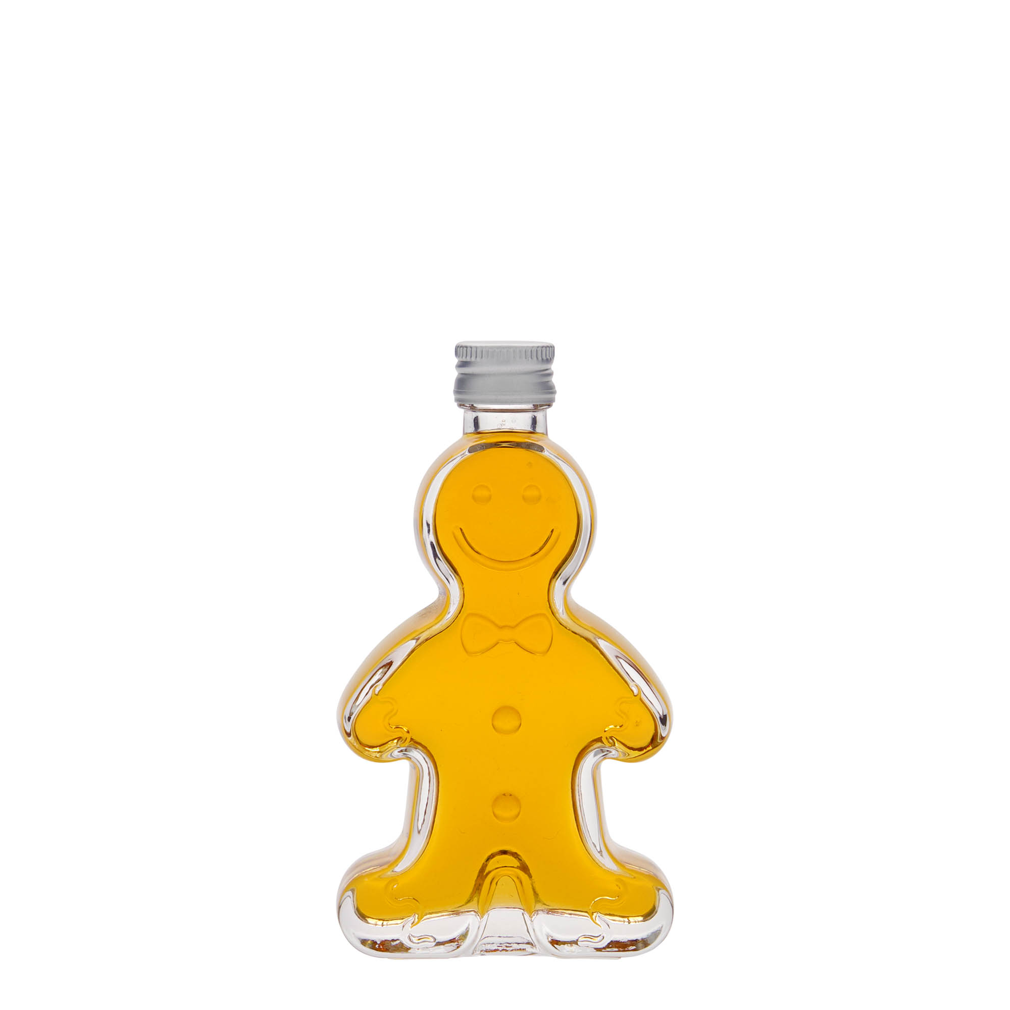 50 ml glasflaske »Lebkuchenmann«, åbning: PP 18