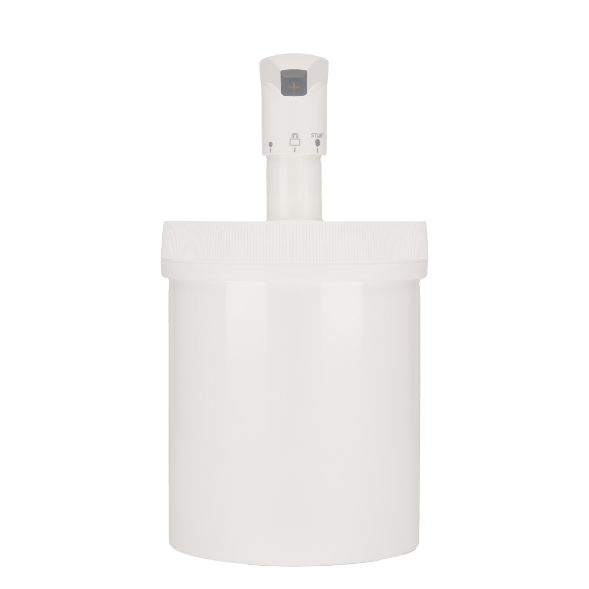 1.240 ml dispenserflaske 'Securibox', PP-plast, hvid, åbning: Skruelåg