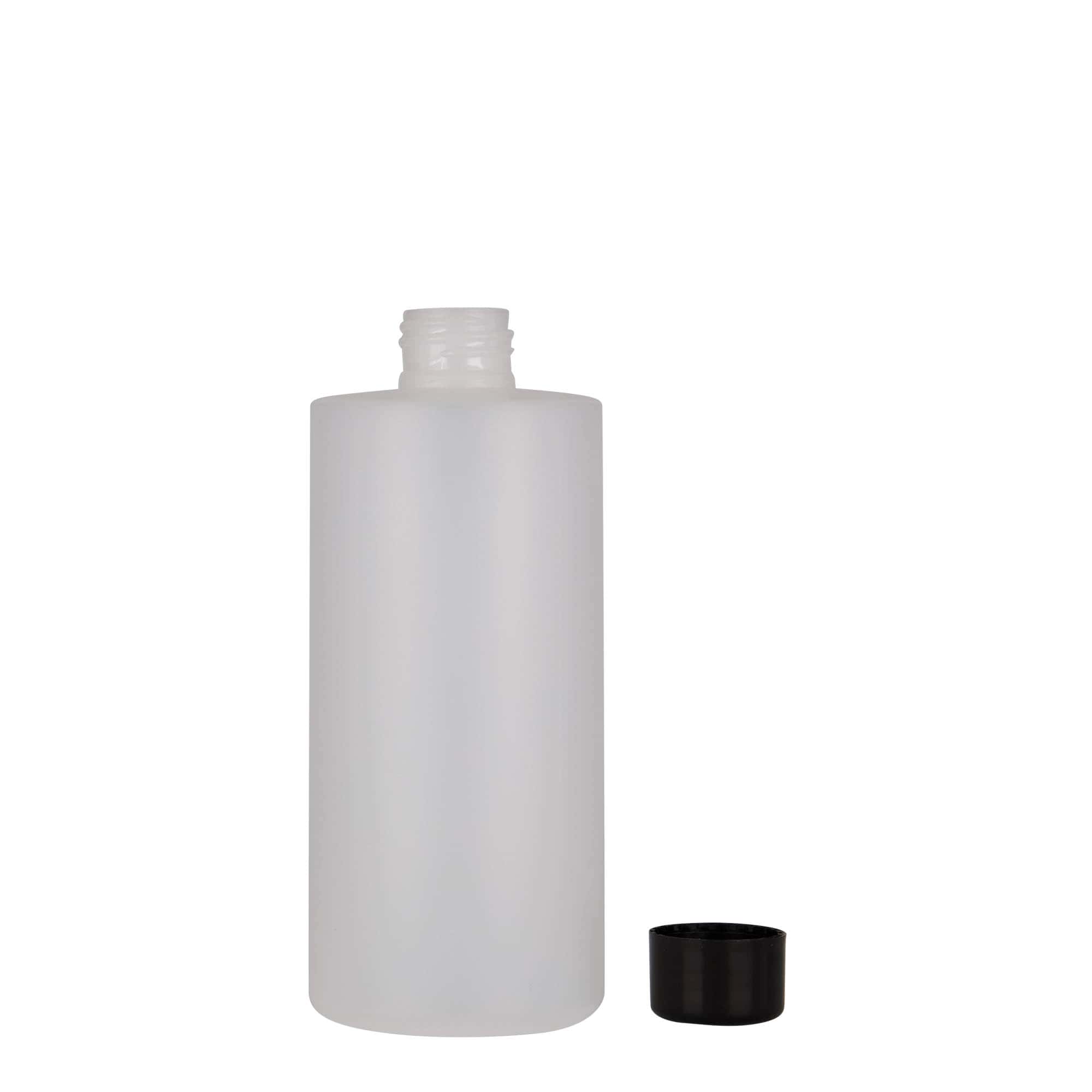 300 ml plastflaske 'Pipe', HDPE, hvid, åbning: 24/410