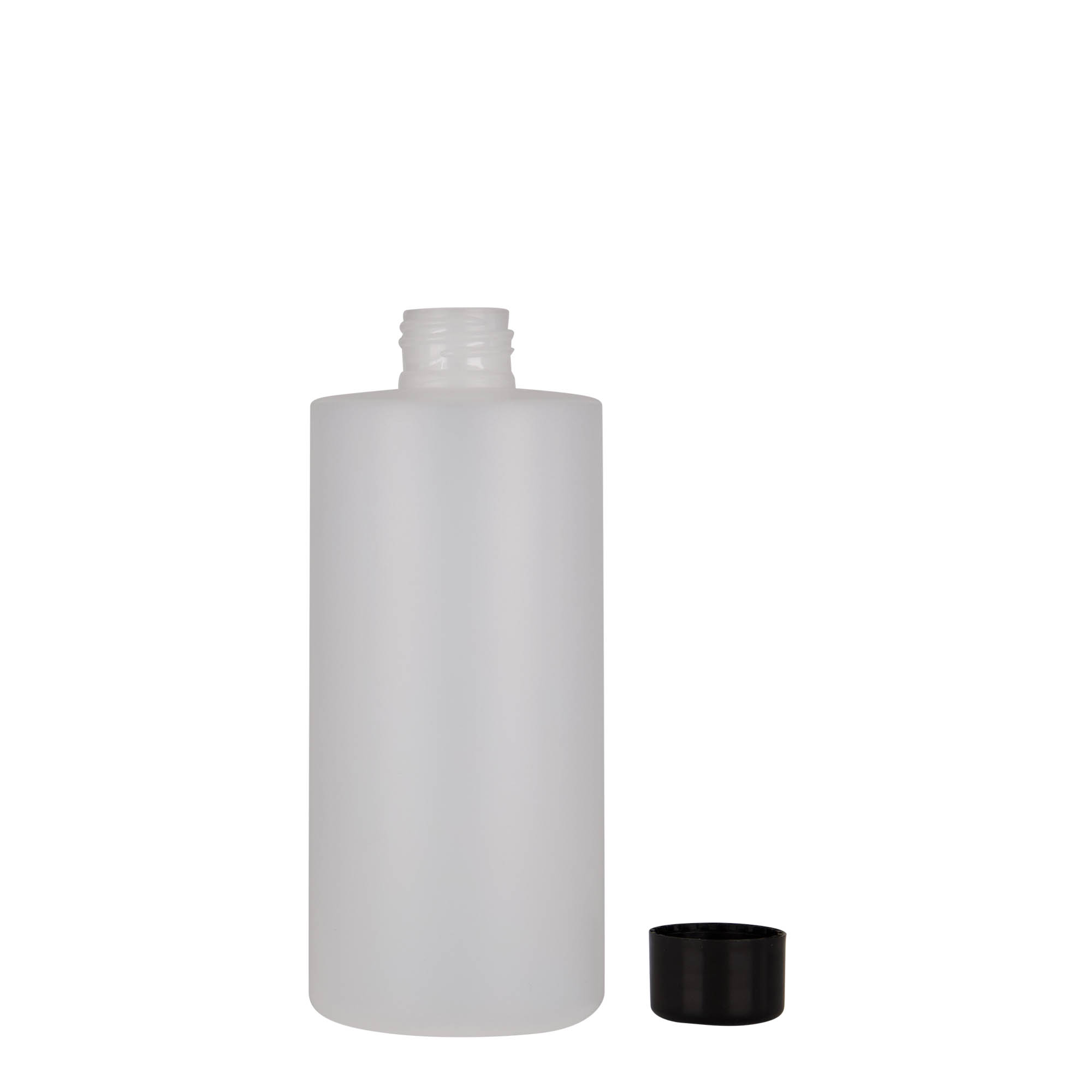 300 ml plastikflaske 'Pipe', HDPE, hvid, åbning: 24/410