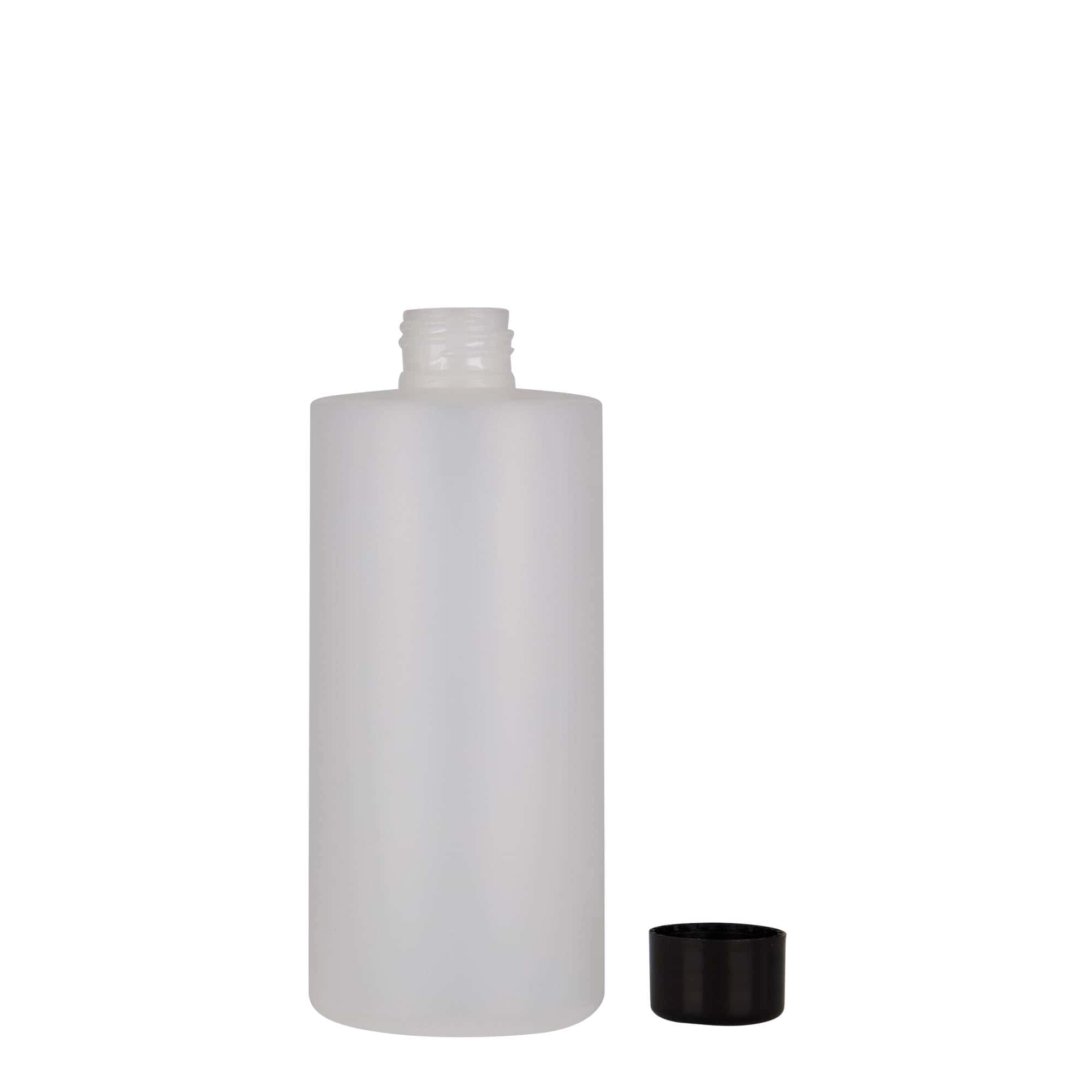 300 ml plastikflaske 'Pipe', HDPE, hvid, åbning: 24/410