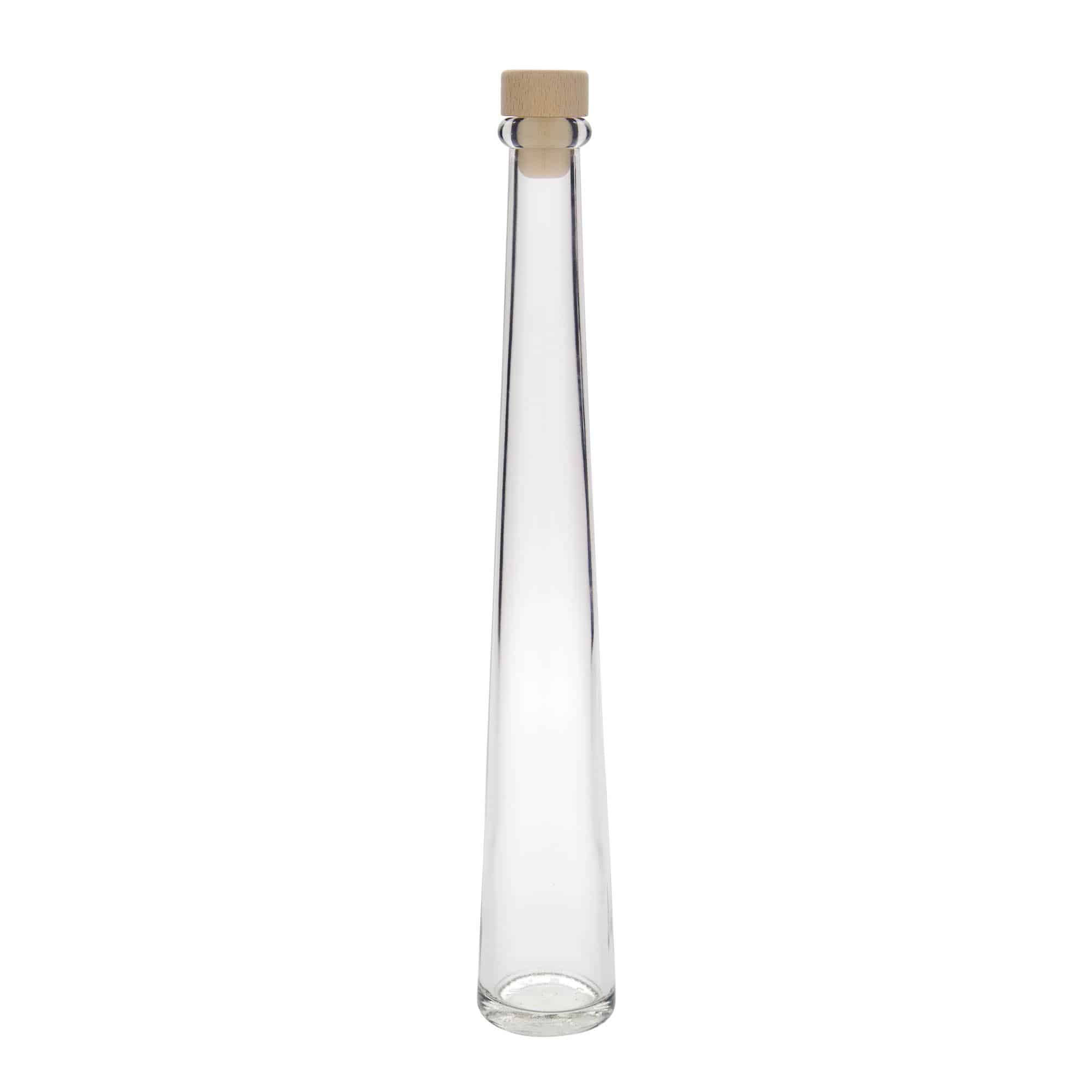 200 ml glasflaske 'Dama Rondo', åbning: kork