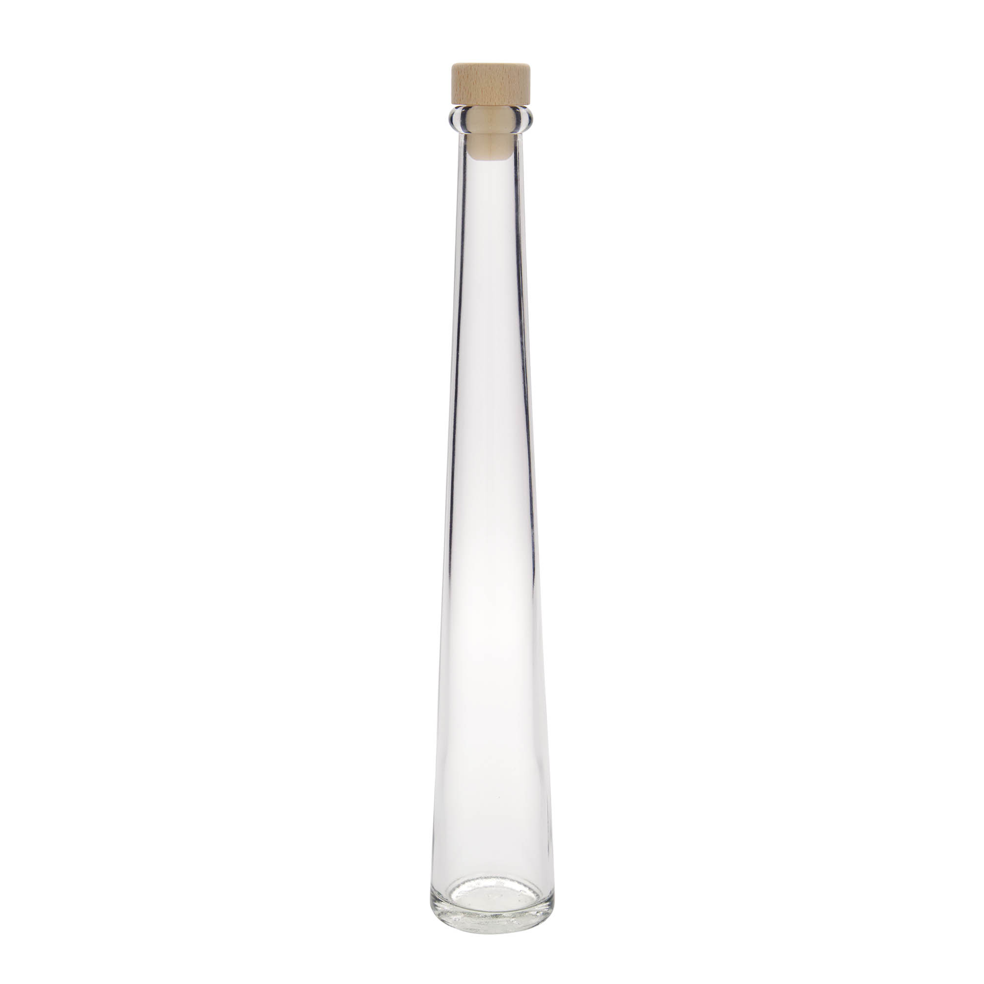 200 ml glasflaske 'Dama Rondo', åbning: kork