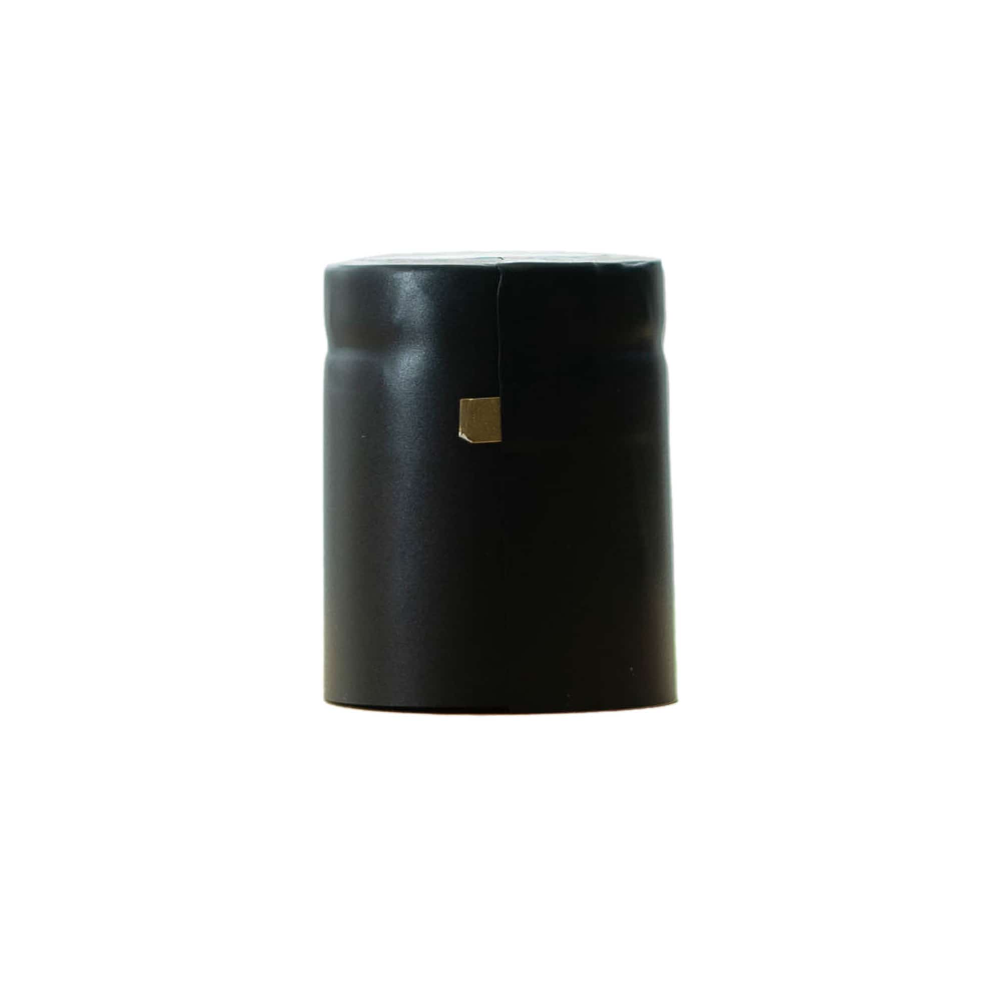 Skrumpekapsel 32x41, PVC-plast, sort