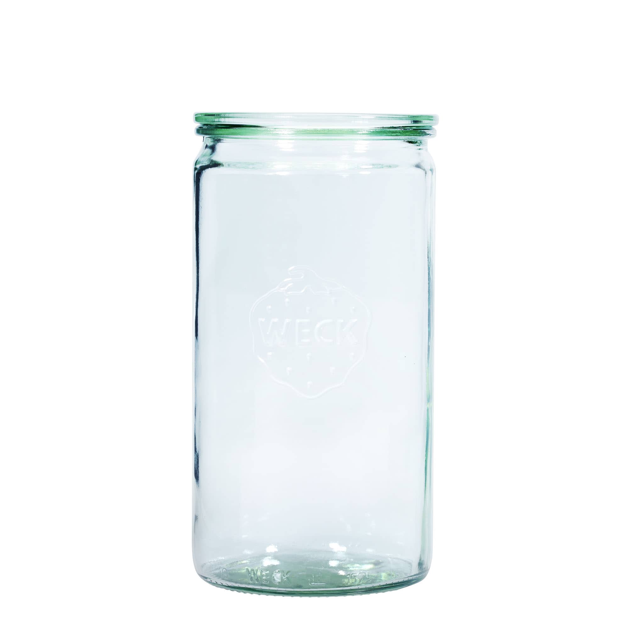 1.575 ml WECK-cylinderglas, åbning: Rund kant