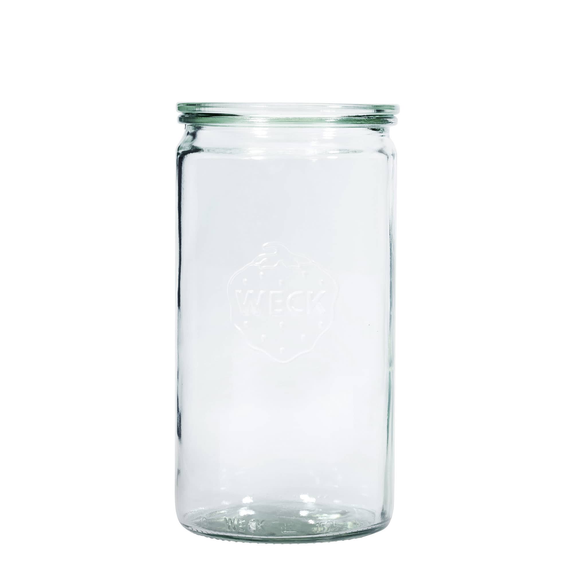 1.575 ml WECK-cylinderglas, åbning: rund kant