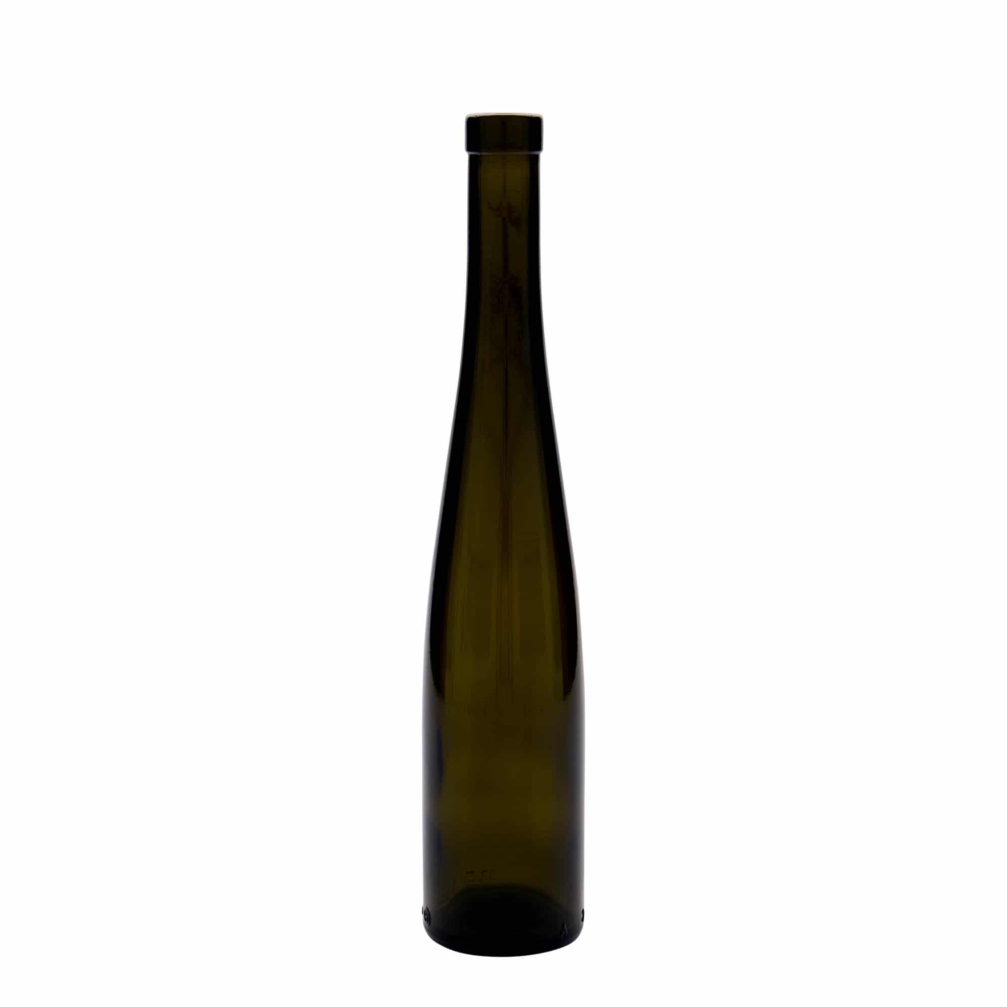 375 ml glasflaske 'Weinschlegel', antikgrøn, åbning: kork