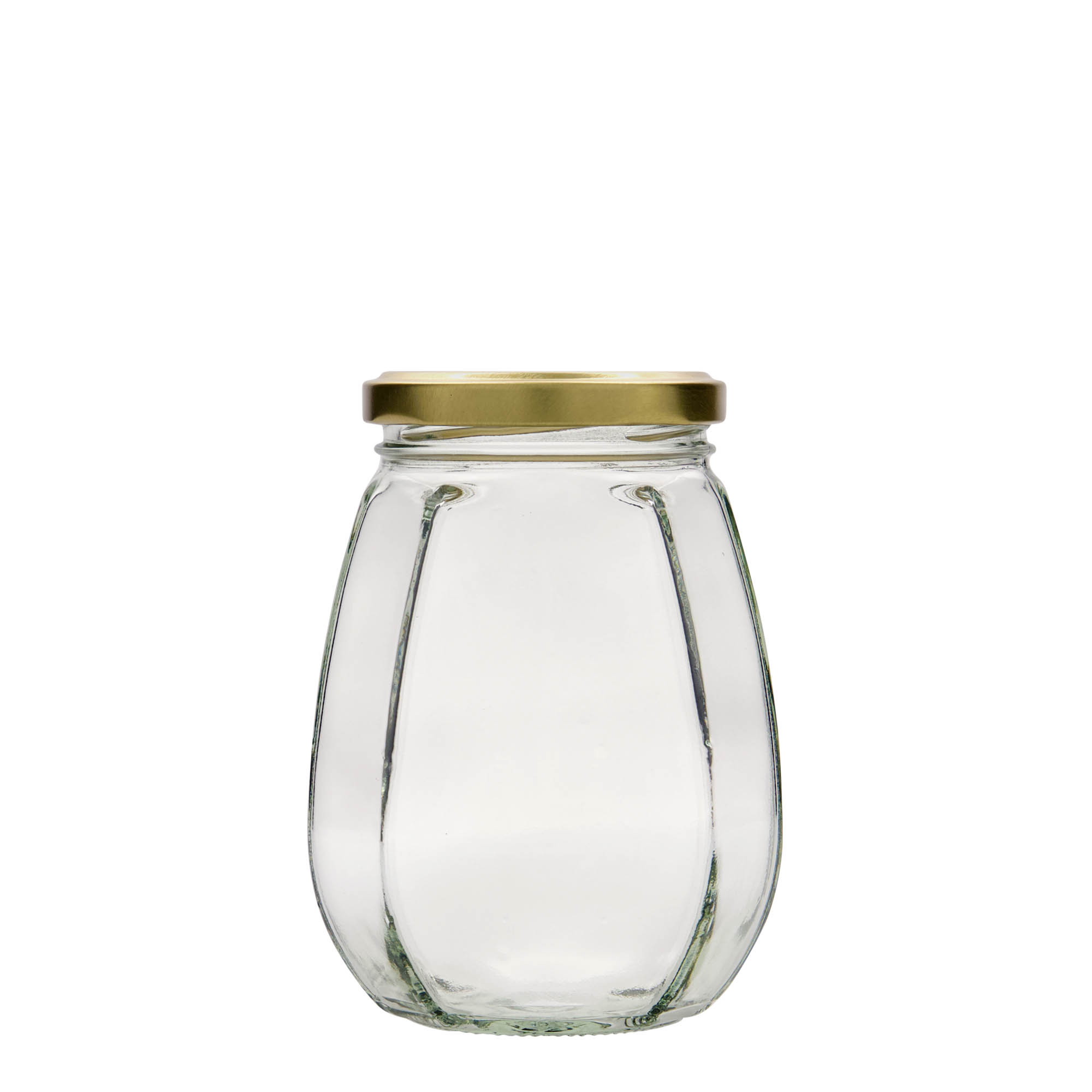 385 ml smykkeglas, sekskantet, åbning: Twist-Off (TO 63)
