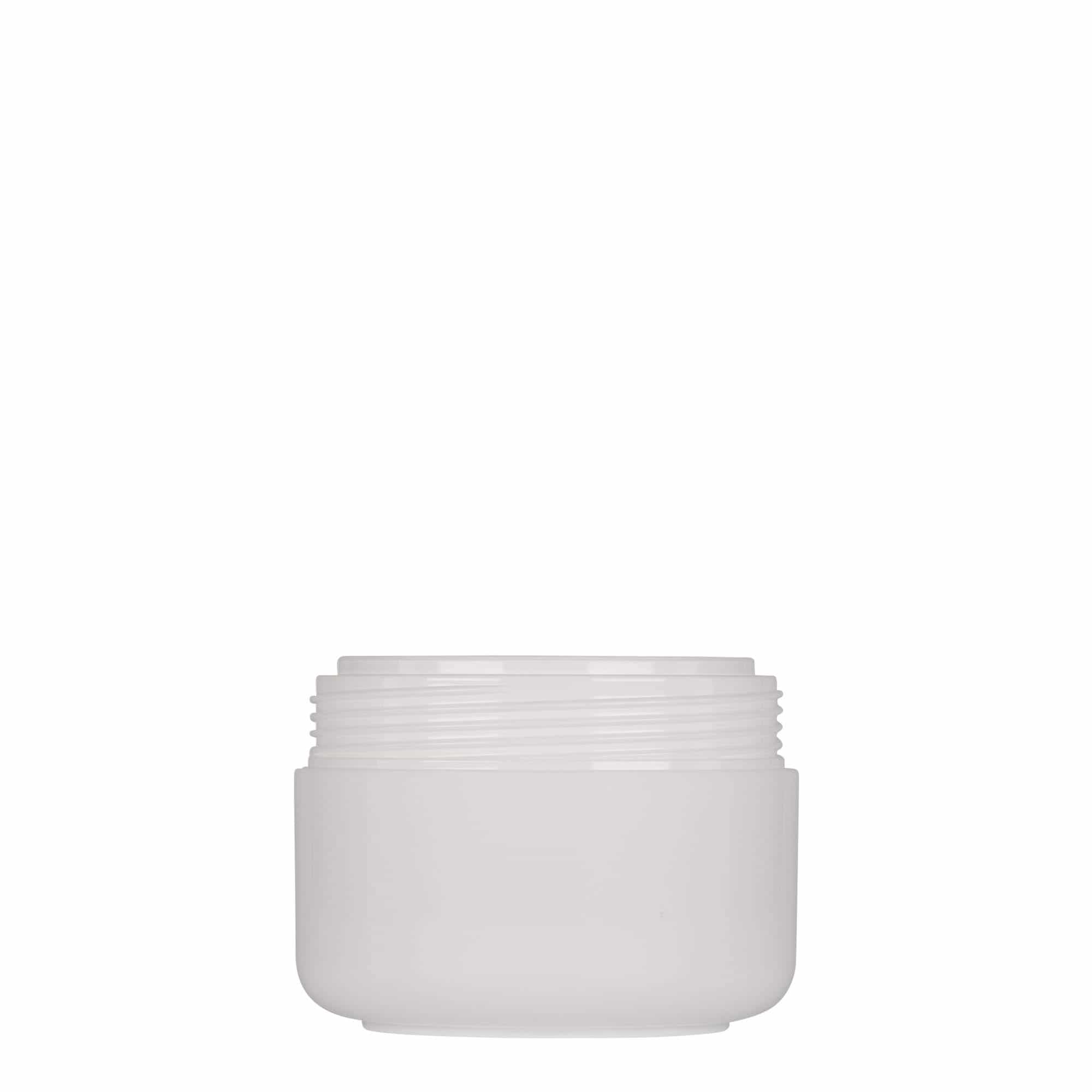 100 ml plastdåse 'Bianca', PP, hvid, åbning: Skruelåg 100 ml plastdåse 'Bianca', PP, hvid, åbning: Skruelåg