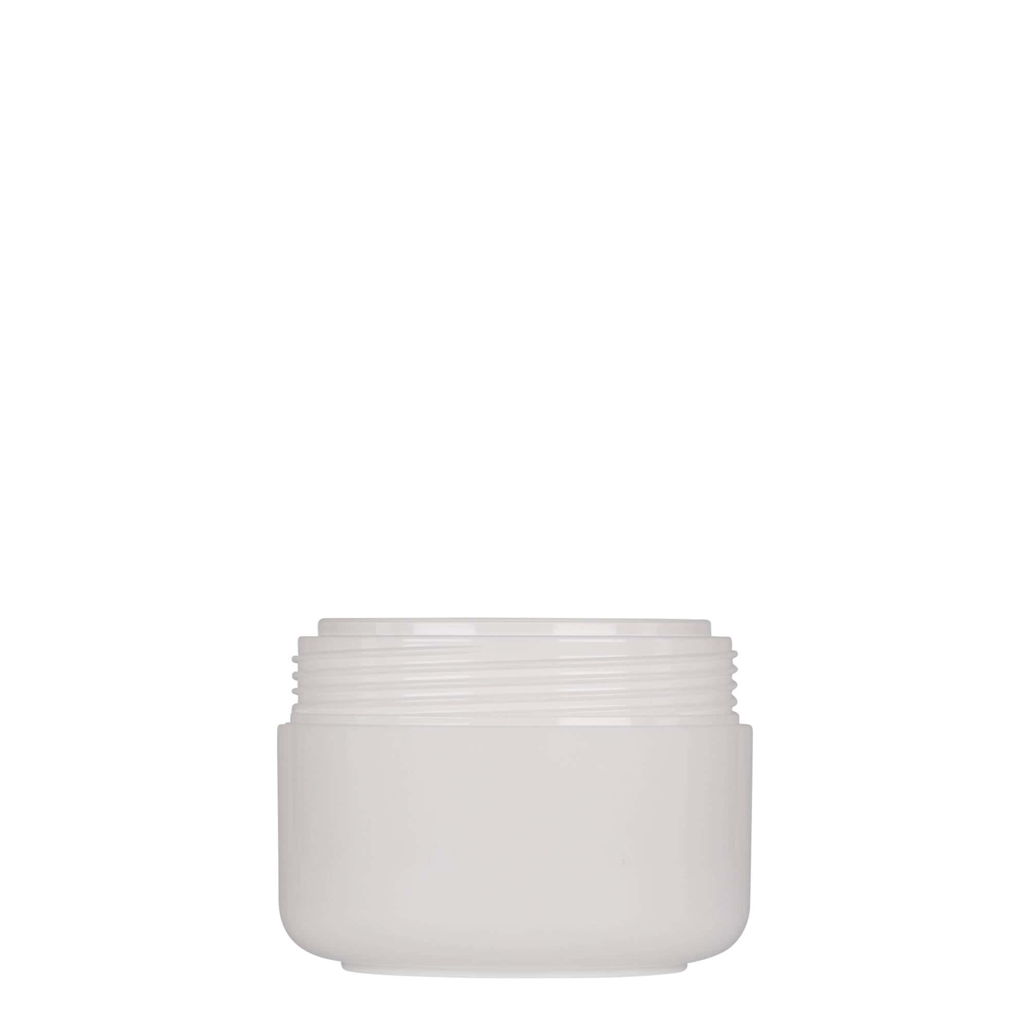 100 ml plastdåse 'Bianca', PP, hvid, åbning: skruelåg 100 ml plastdåse 'Bianca', PP, hvid, åbning: skruelåg
