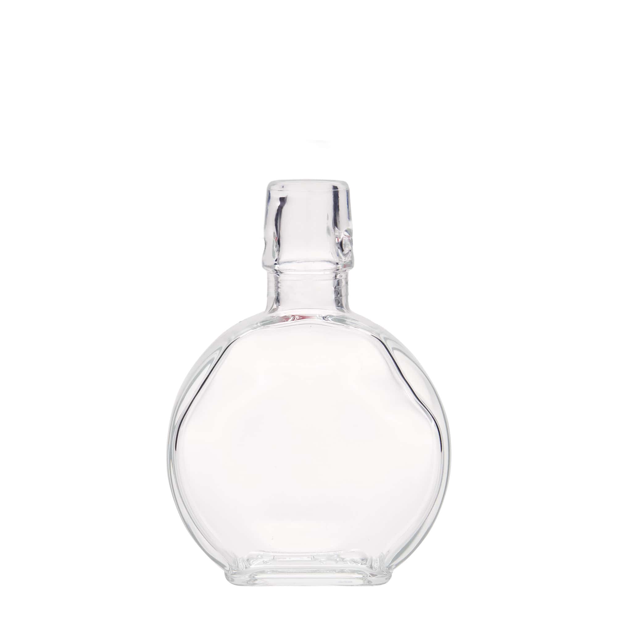 200 ml glasflaske 'Sensatione', rektangulær, åbning: låseklips