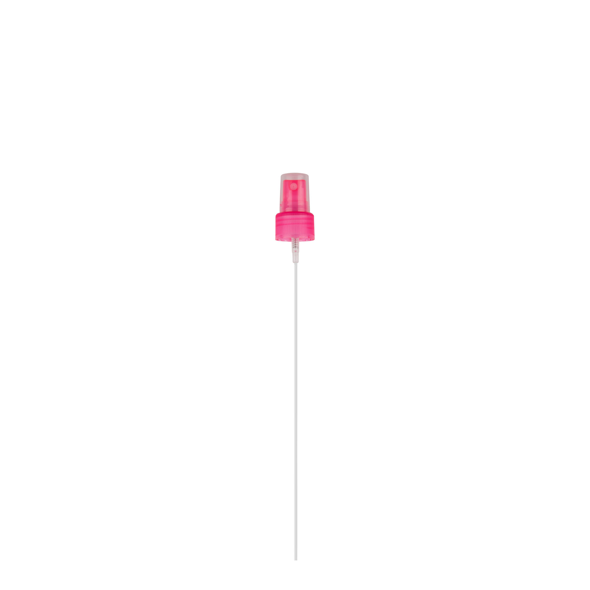 Skruelåg sprayforstøver, PP-plast, pink, til åbning: 24/410 Skruelåg sprayforstøver, PP-plast, pink, til åbning: 24/410