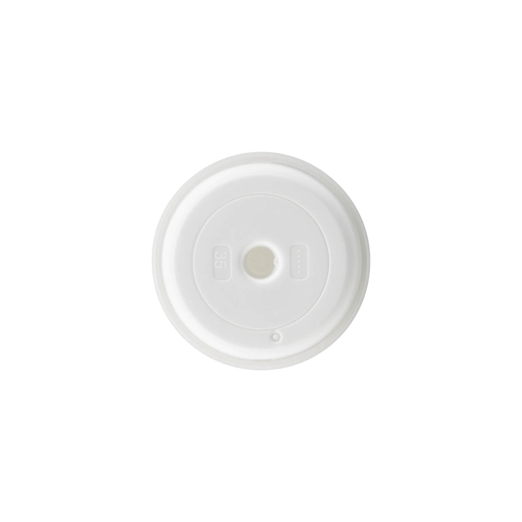 Airless dispenser pumpehoved 'Mezzo', PP-plast, hvid