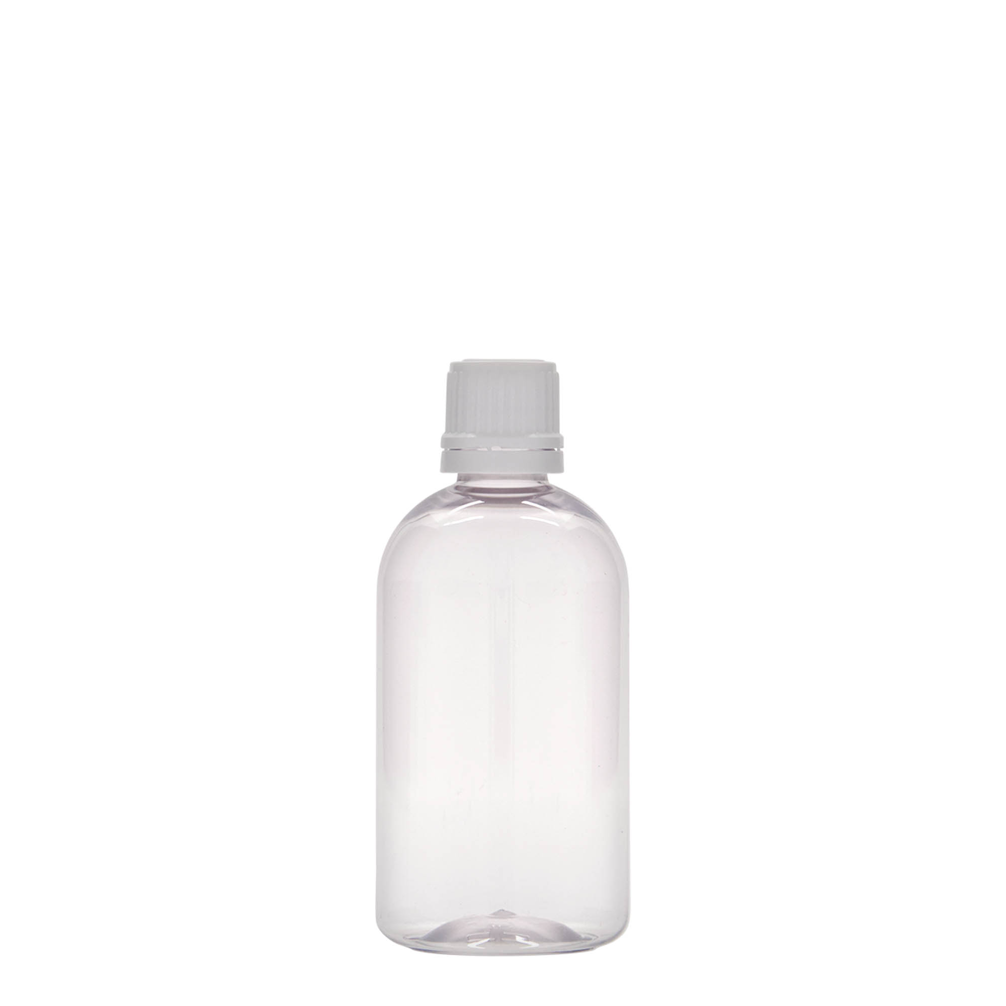100 ml PET-medicinflaske 'Easy Living', plastik, åbning: DIN 18 100 ml PET-medicinflaske 'Easy Living', plastik, åbning: DIN 18