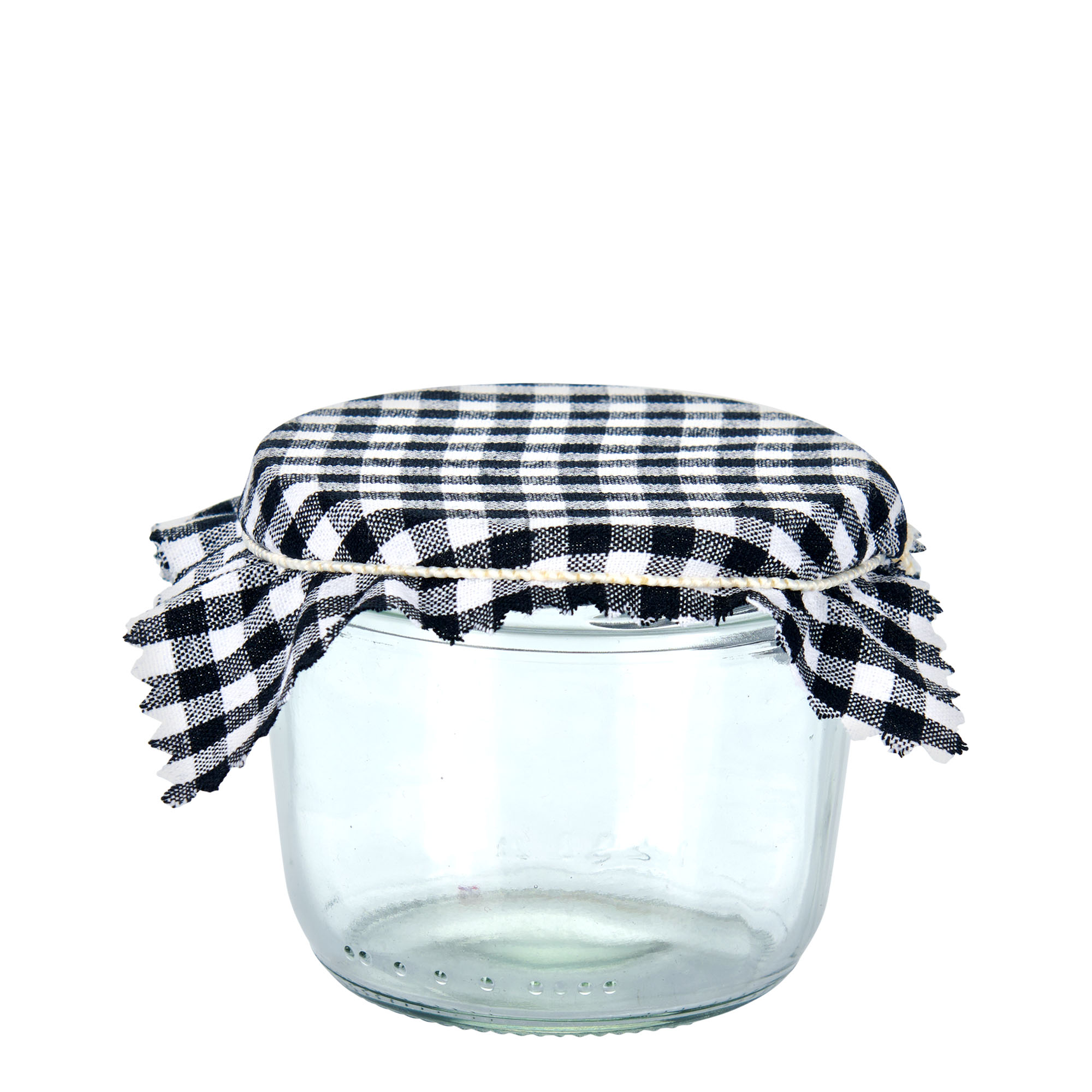 Stofserviet ternet 12x12, kvadratisk, tekstil, sort, åbning: TO38-TO53