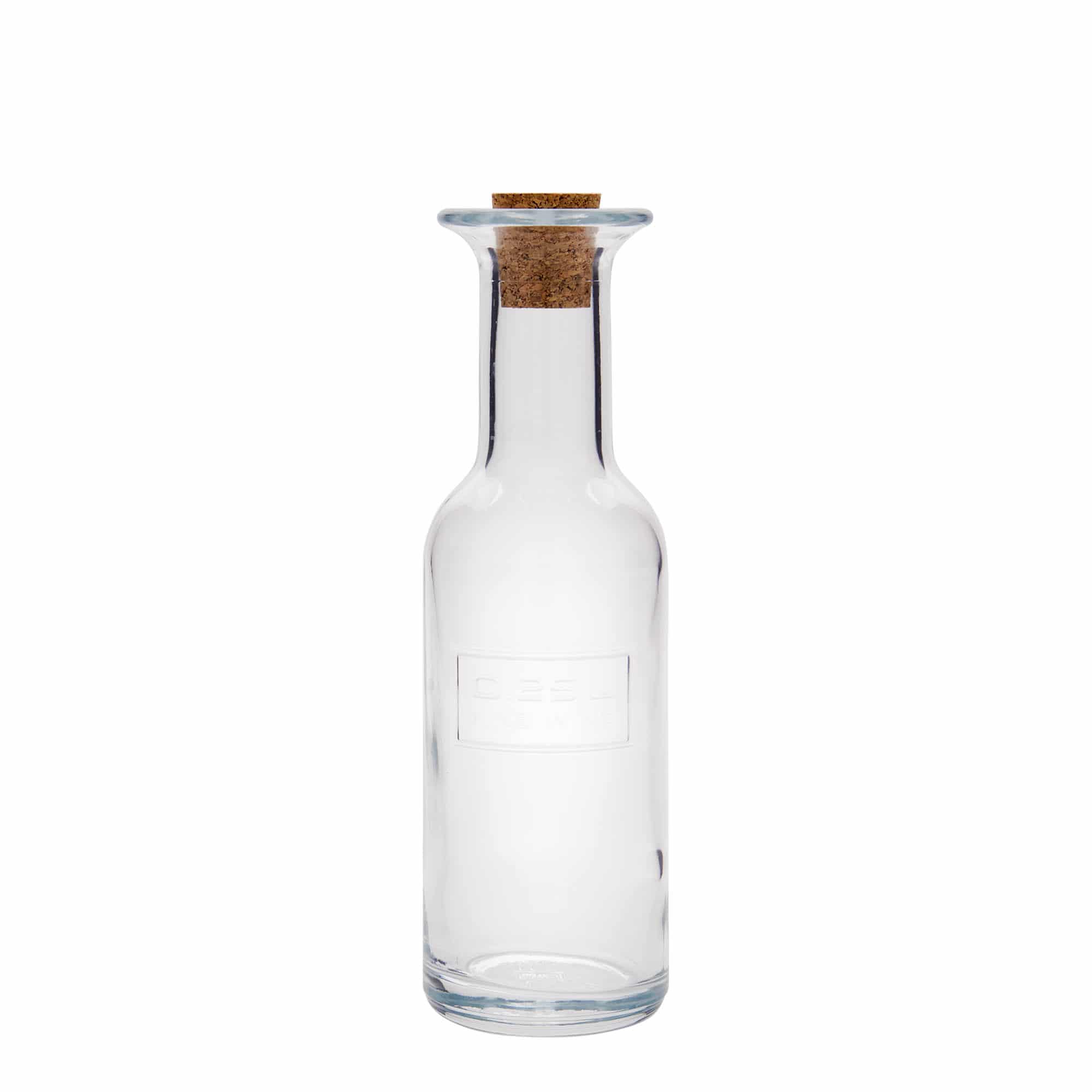 250 ml glasflaske 'Optima Fine Wine', åbning: kork