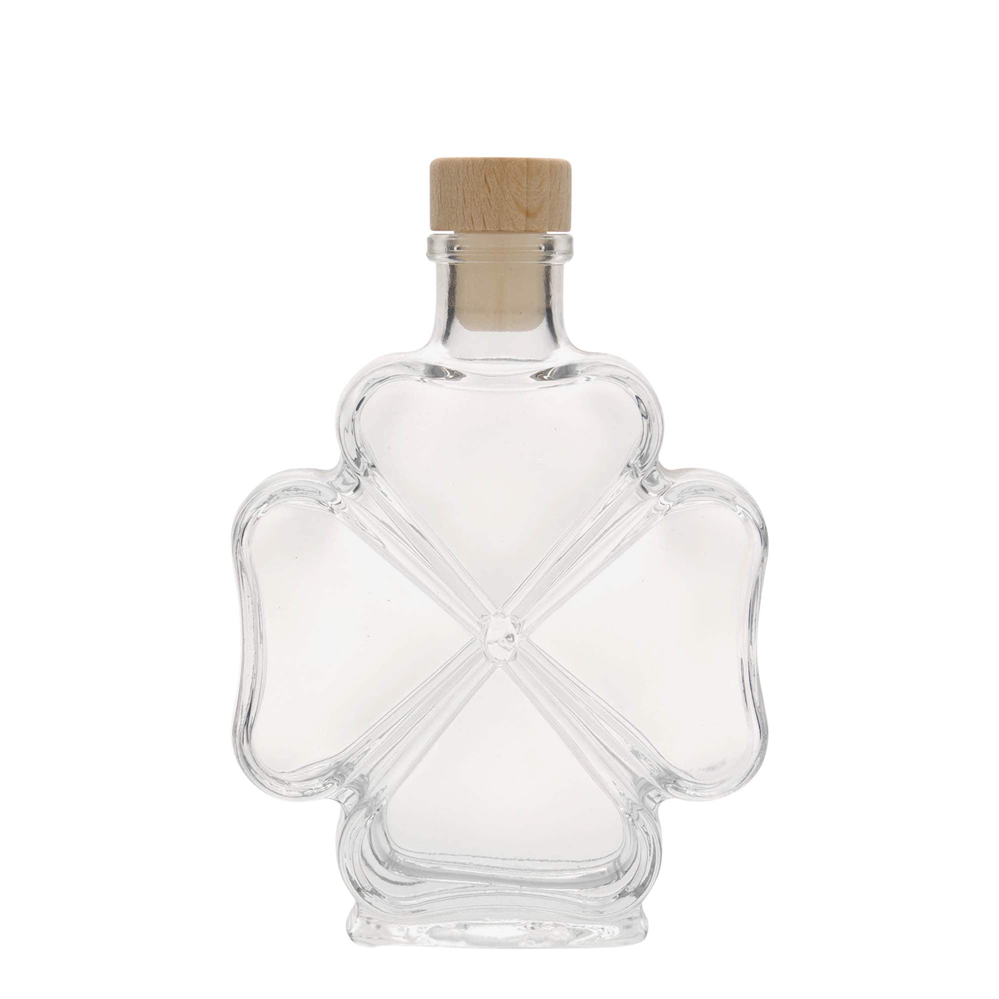 200 ml glasflaske »Kleeblatt«, åbning: kork