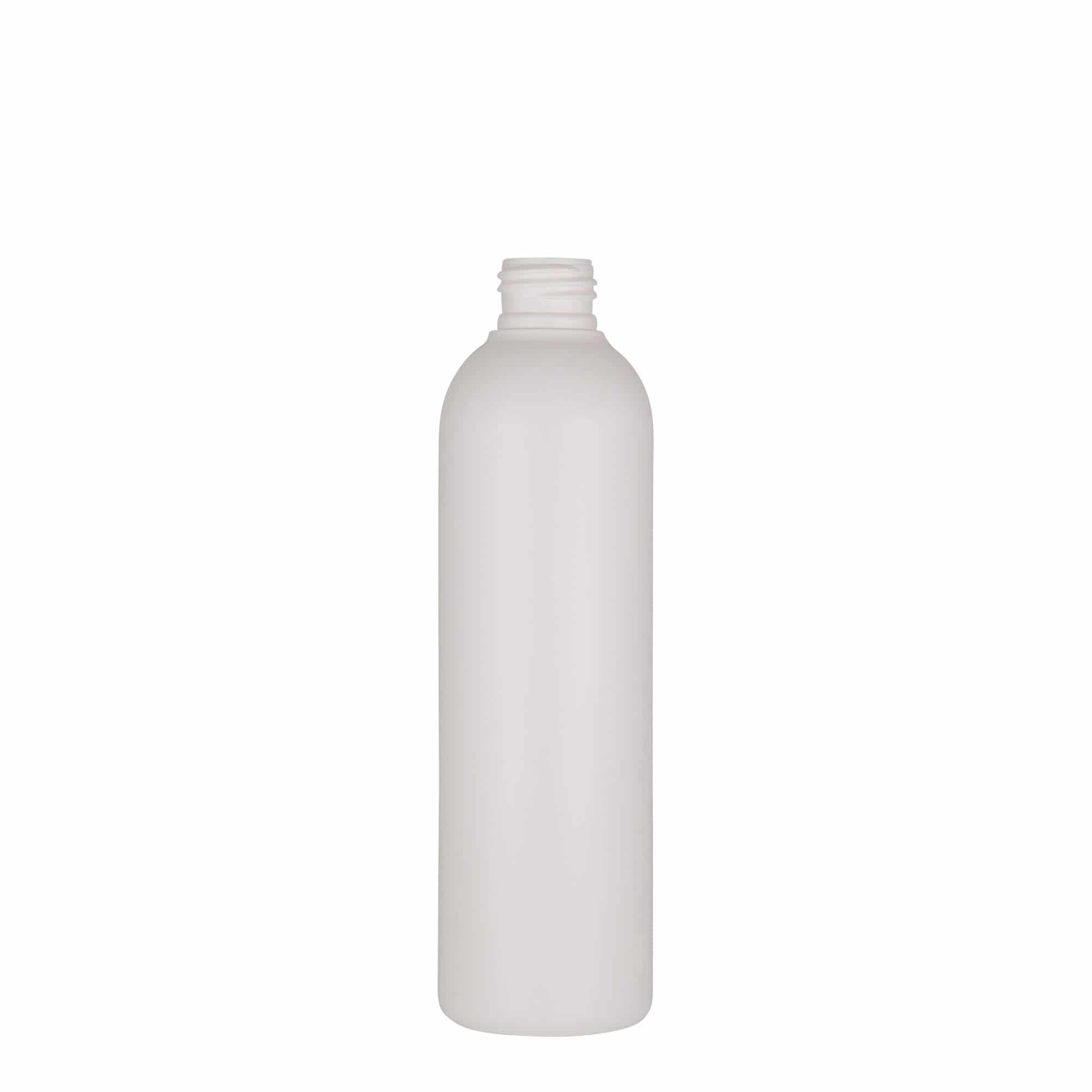 250 ml plastflaske 'Tuffy', HDPE, hvid, åbning: 24/410
