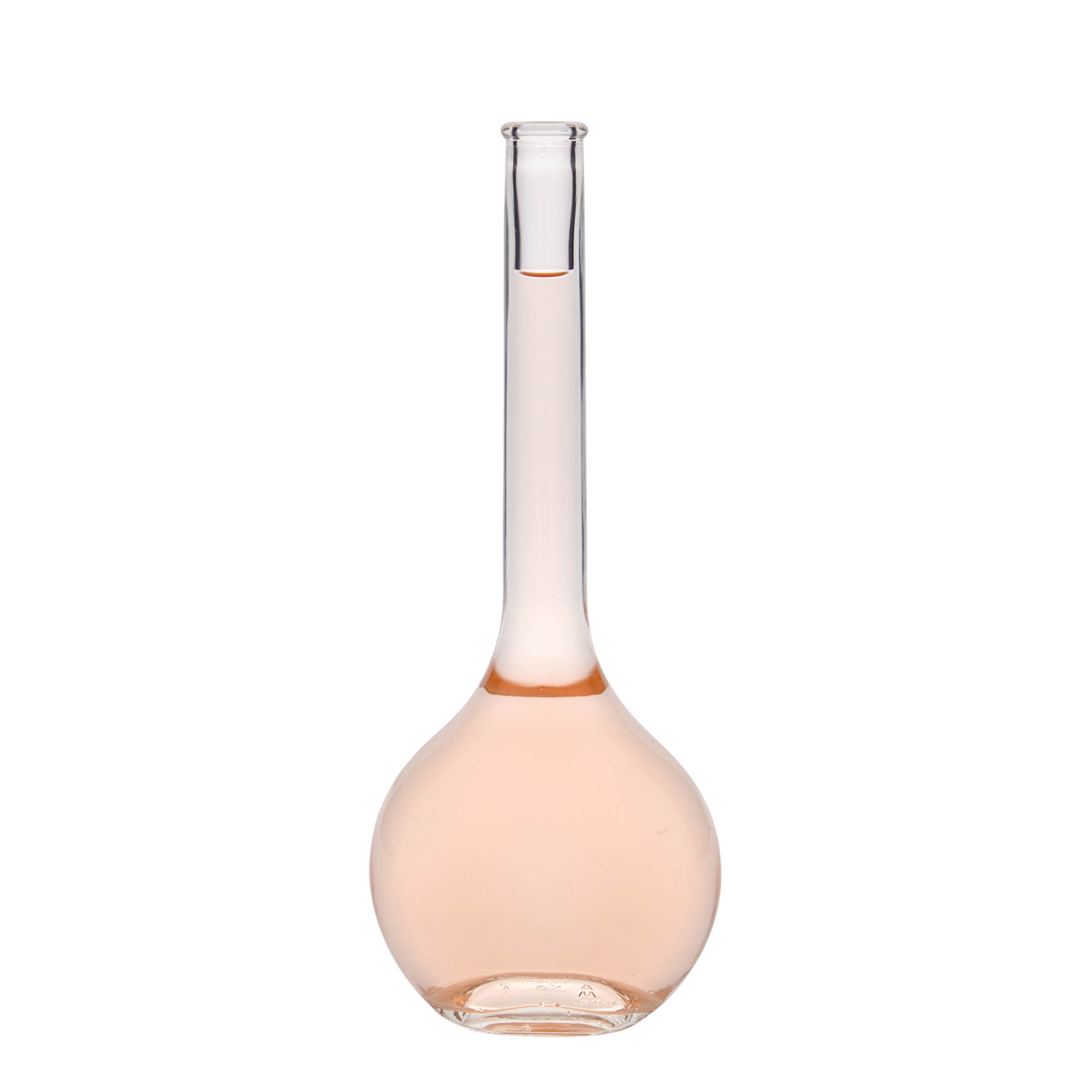 500 ml glasflaske 'Contessa', oval, munding: kork