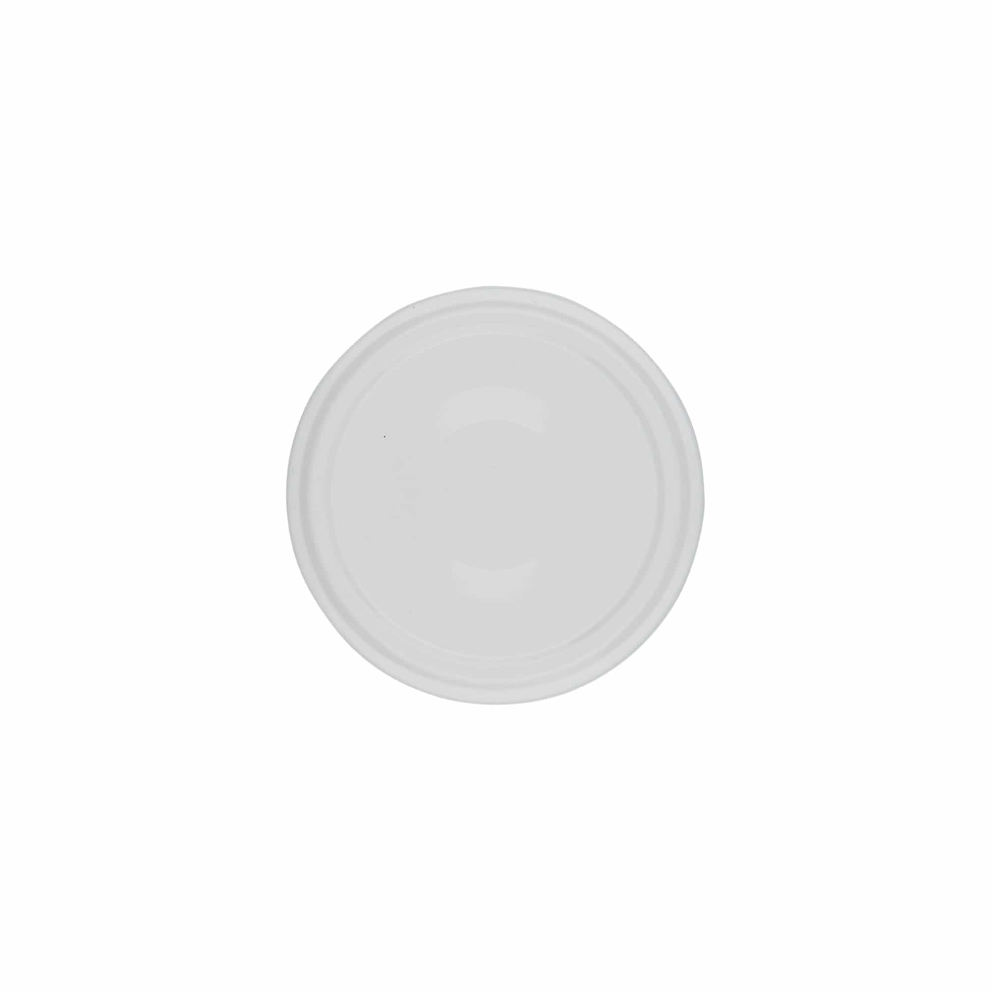 Twist-off-låg, hvid plade, hvid, til åbning: TO 66