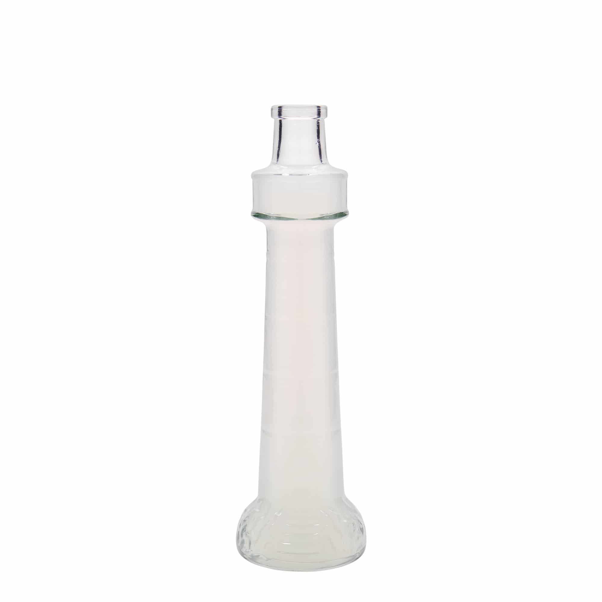 200 ml glasflaske 'Leuchtturm', åbning: kork