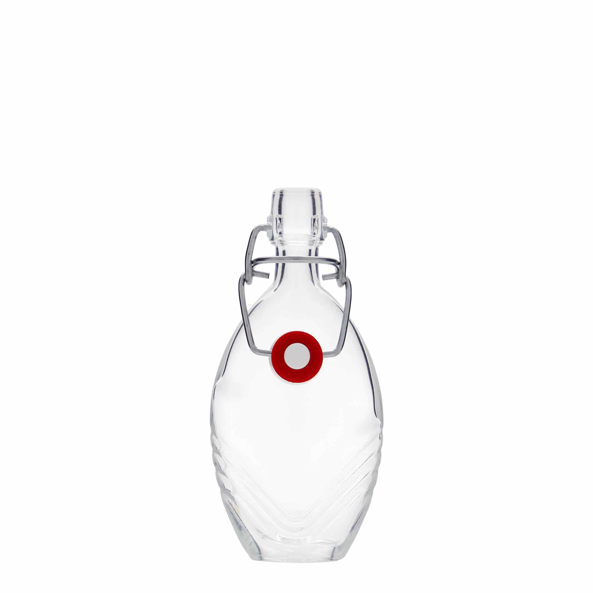 40 ml glasflaske »Florence«, oval, åbning: klemme lukning