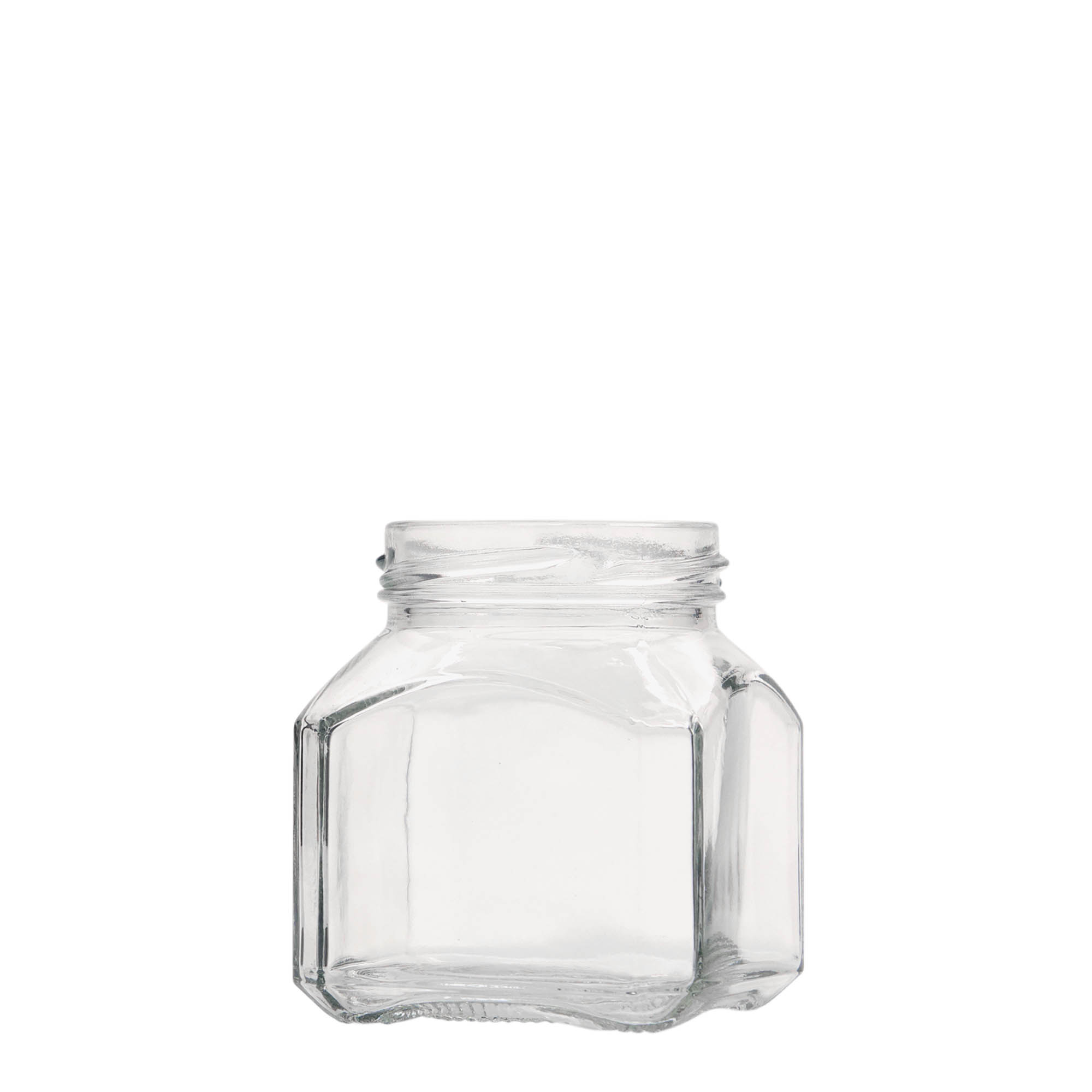212 ml firkantet glas 'Mailand', åbning: Twist-Off (TO 58)