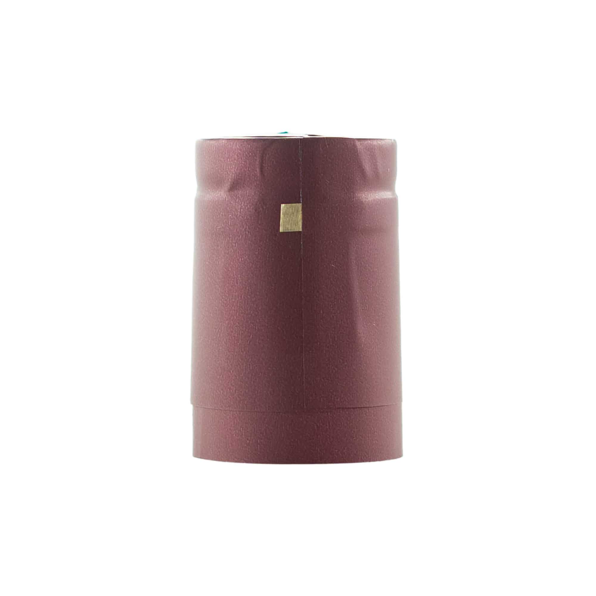 Krympekapsel 32x41, PVC-plast, mørkerød Krympekapsel 32x41, PVC-plast, mørkerød